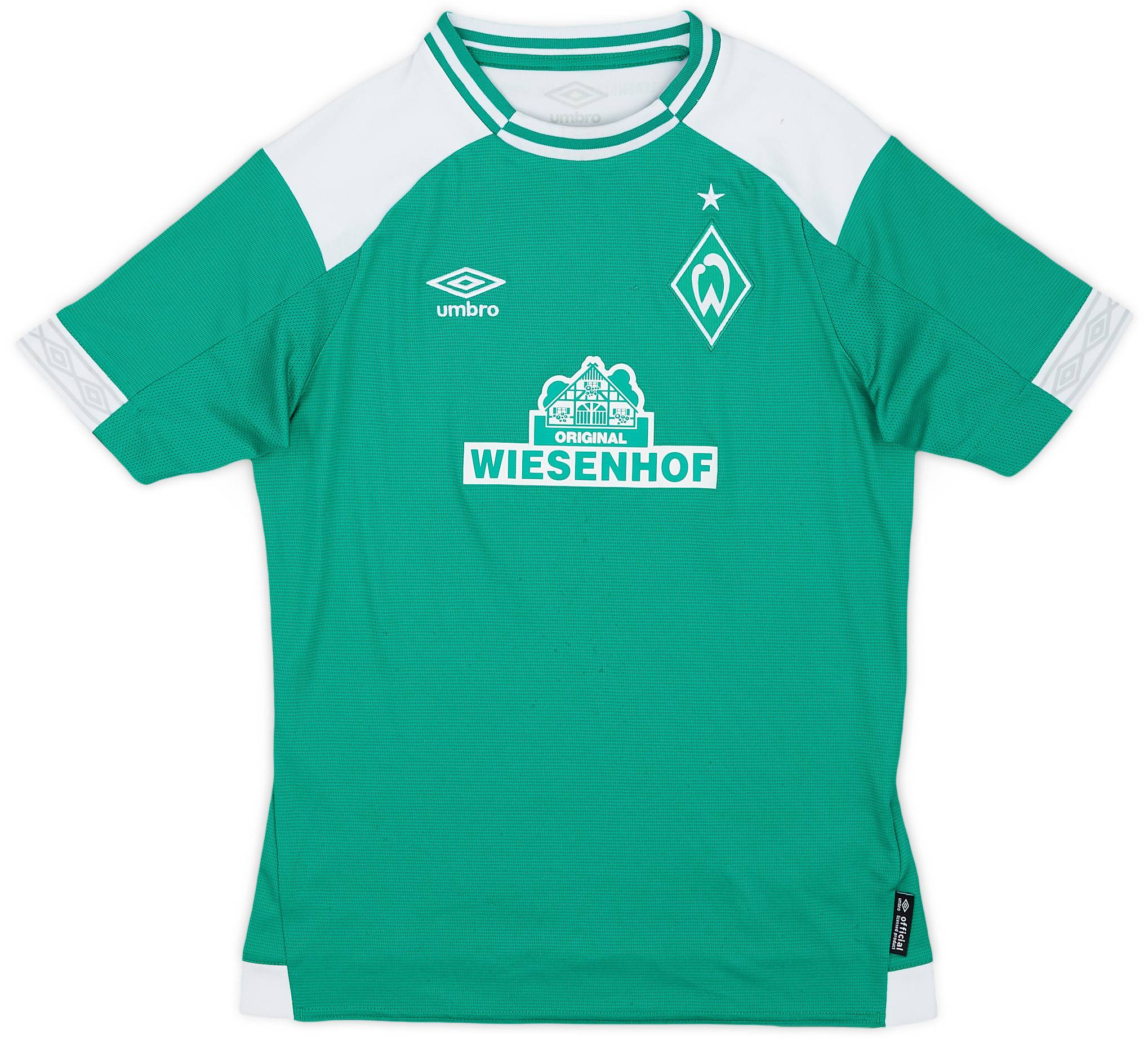 2018-19 Werder Bremen Home Shirt - 8/10 - (L.Boys)