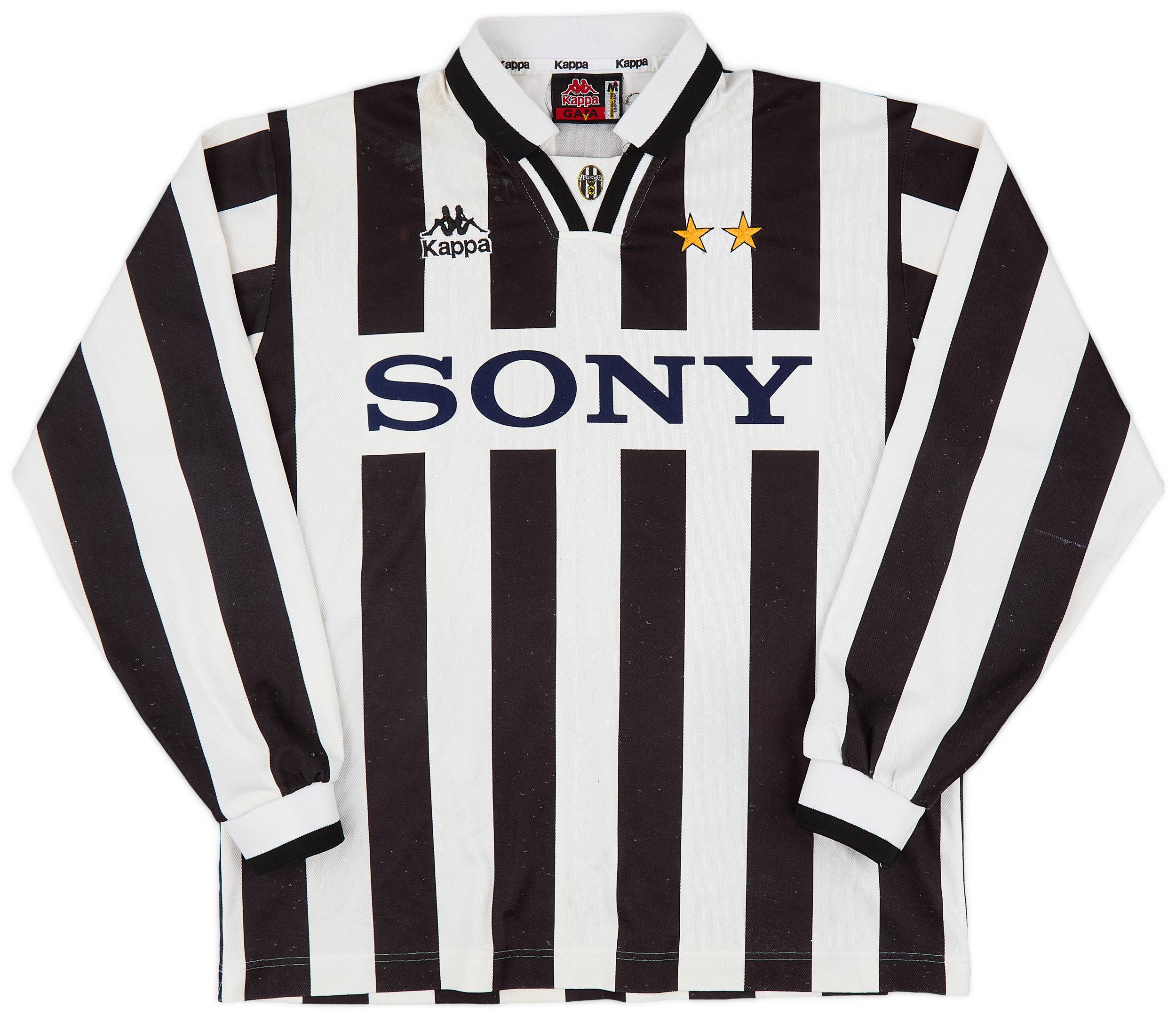 1995-97 Juventus Home L/S Shirt - 7/10 - (M)