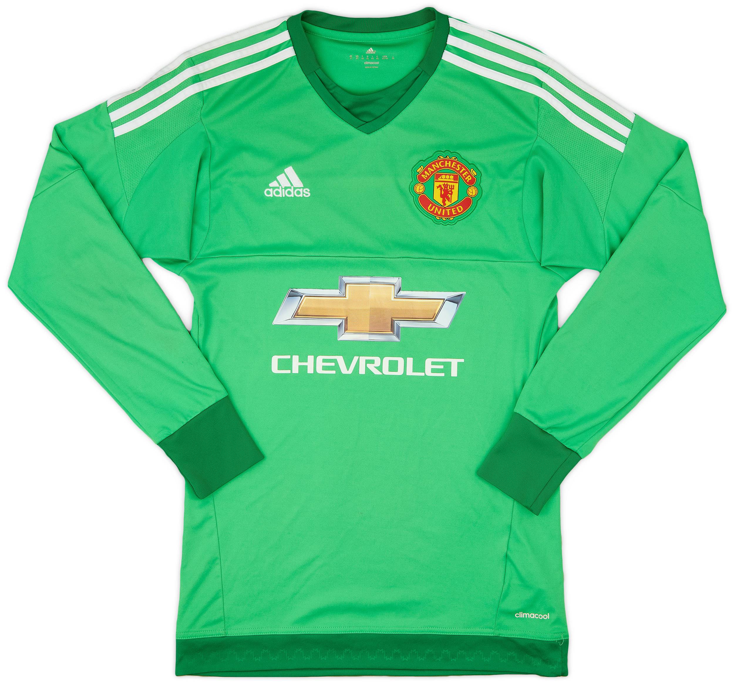 2015-16 Manchester United GK Shirt - 7/10 - (XS)