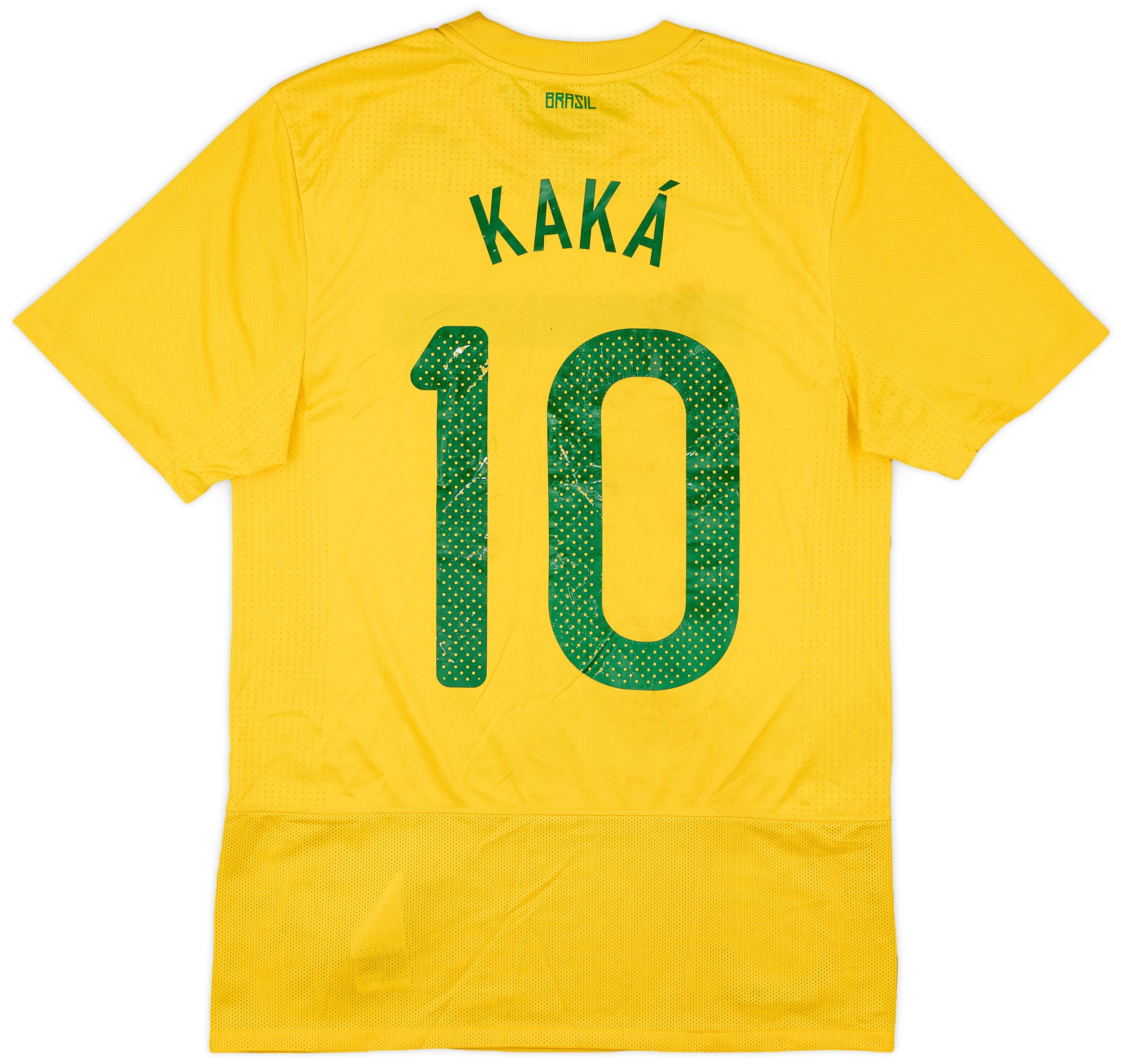 2011 Brazil Home Shirt Kaka #10 - 6/10 - (S)