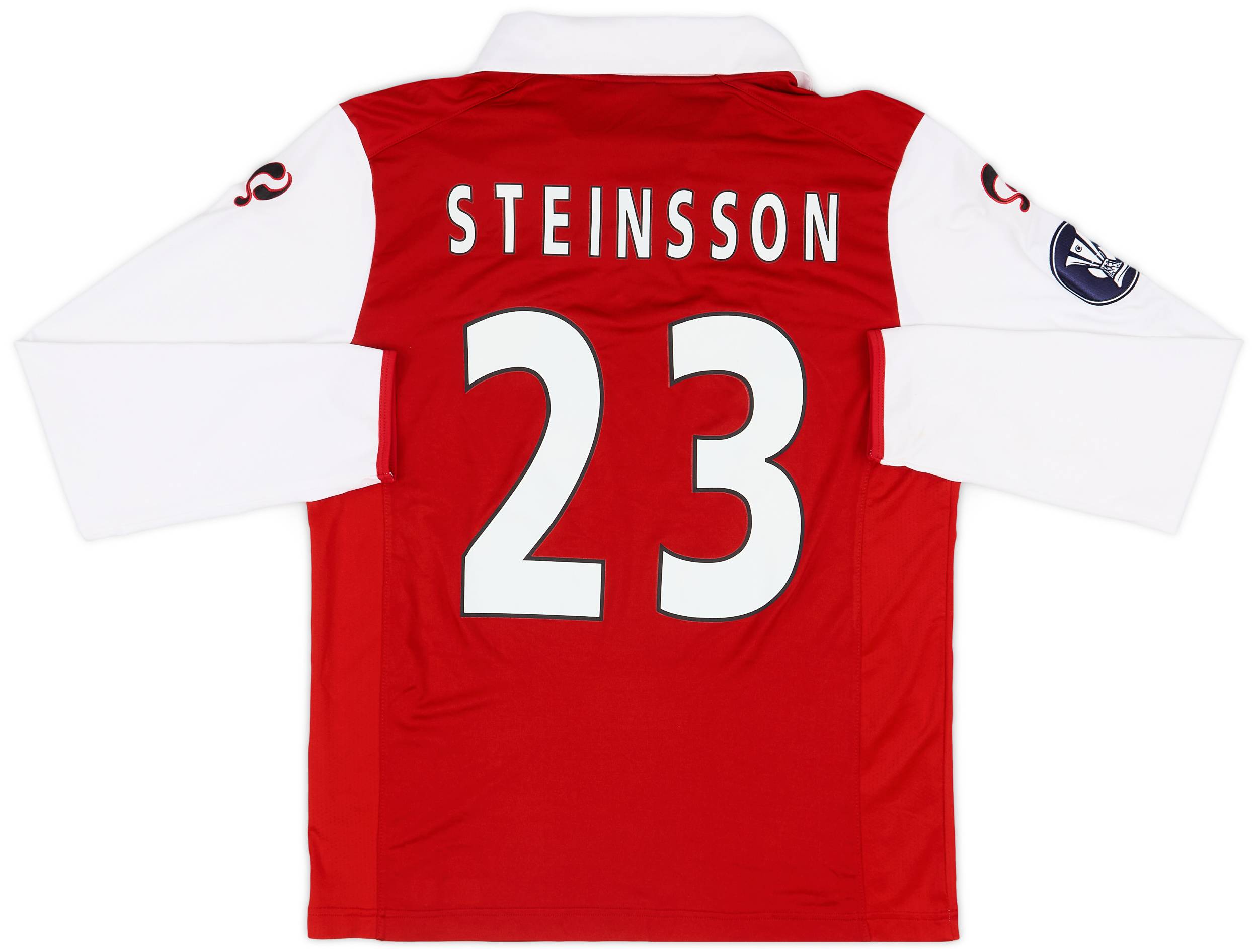 2007-08 AZ Alkmaar Match Issue UEFA Cup Home Shirt Steinsson #23