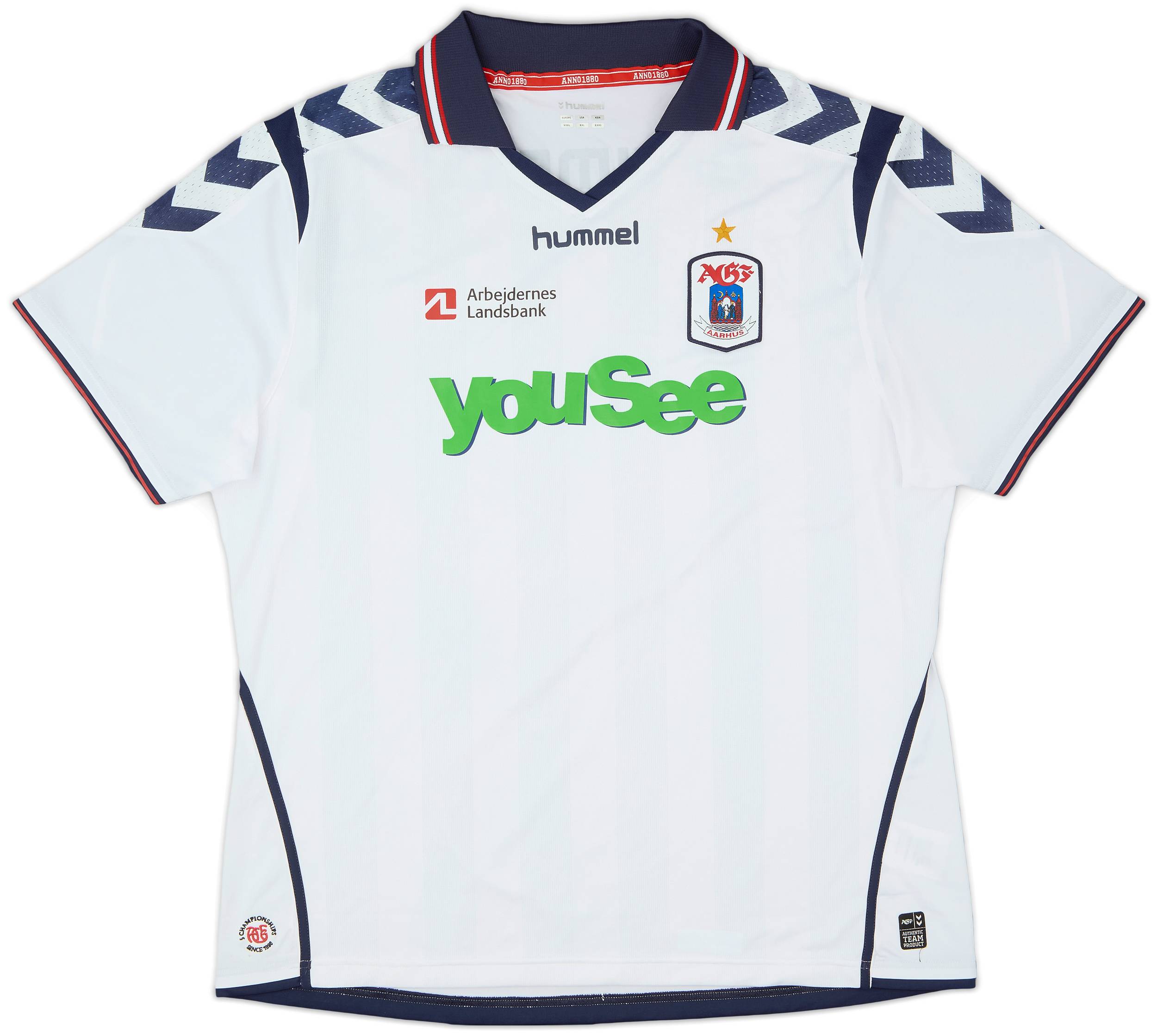 2013-15 AGF Aarhus Home Shirt - 8/10 - (3XL)
