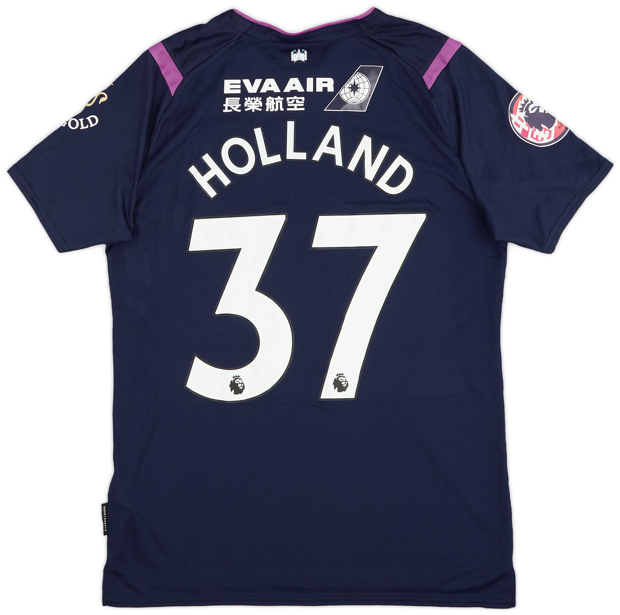 2019-20 West Ham Match Issue Third Shirt Holland #37