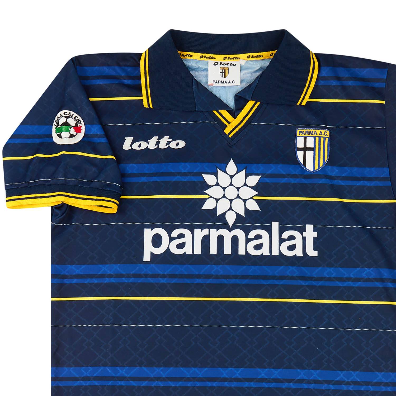 1998-99 Parma Match Issue Third Shirt Chiesa #20