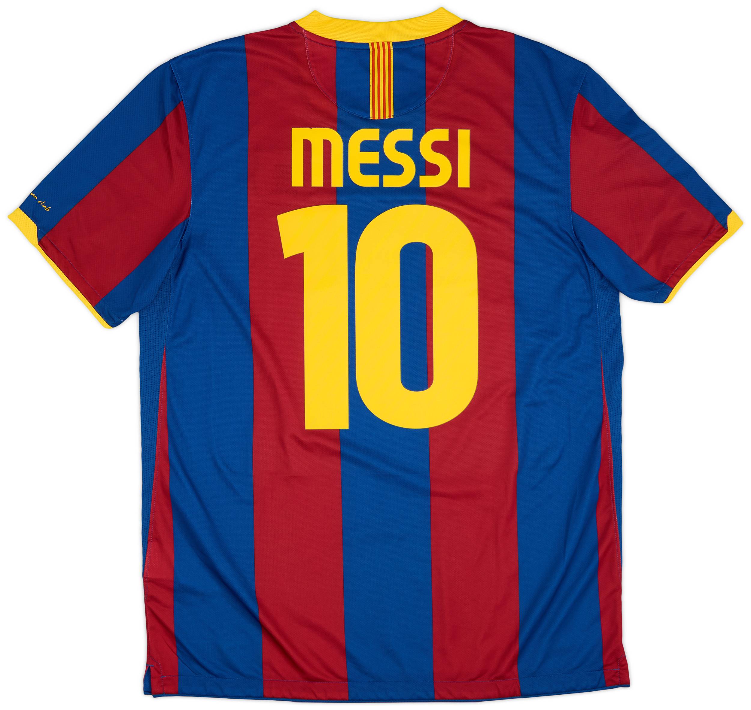 2010 11 Barcelona Home Shirt Messi 10 8 10 L