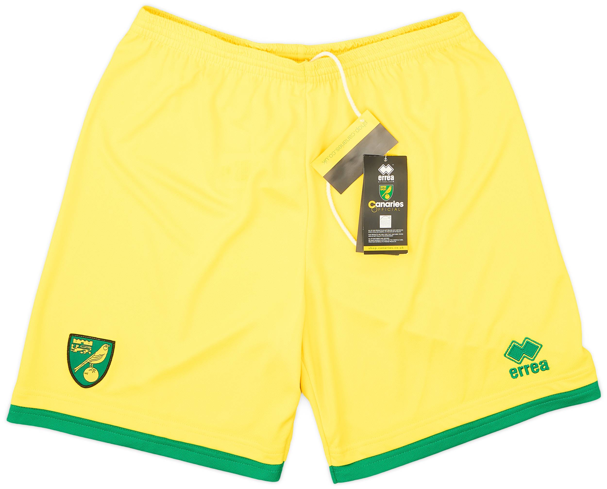 2015-16 Norwich Home Shorts