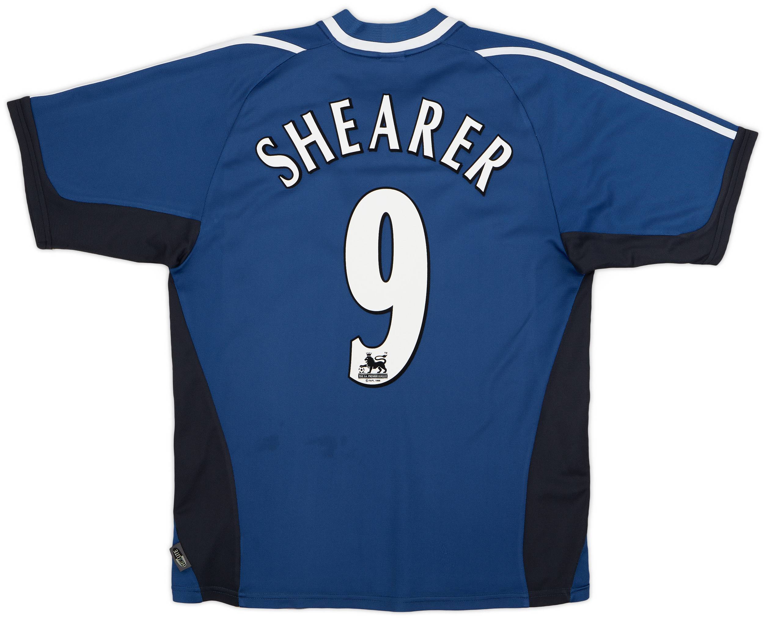 2001-02 Newcastle Away Shirt Shearer #9 - 8/10 - (L)