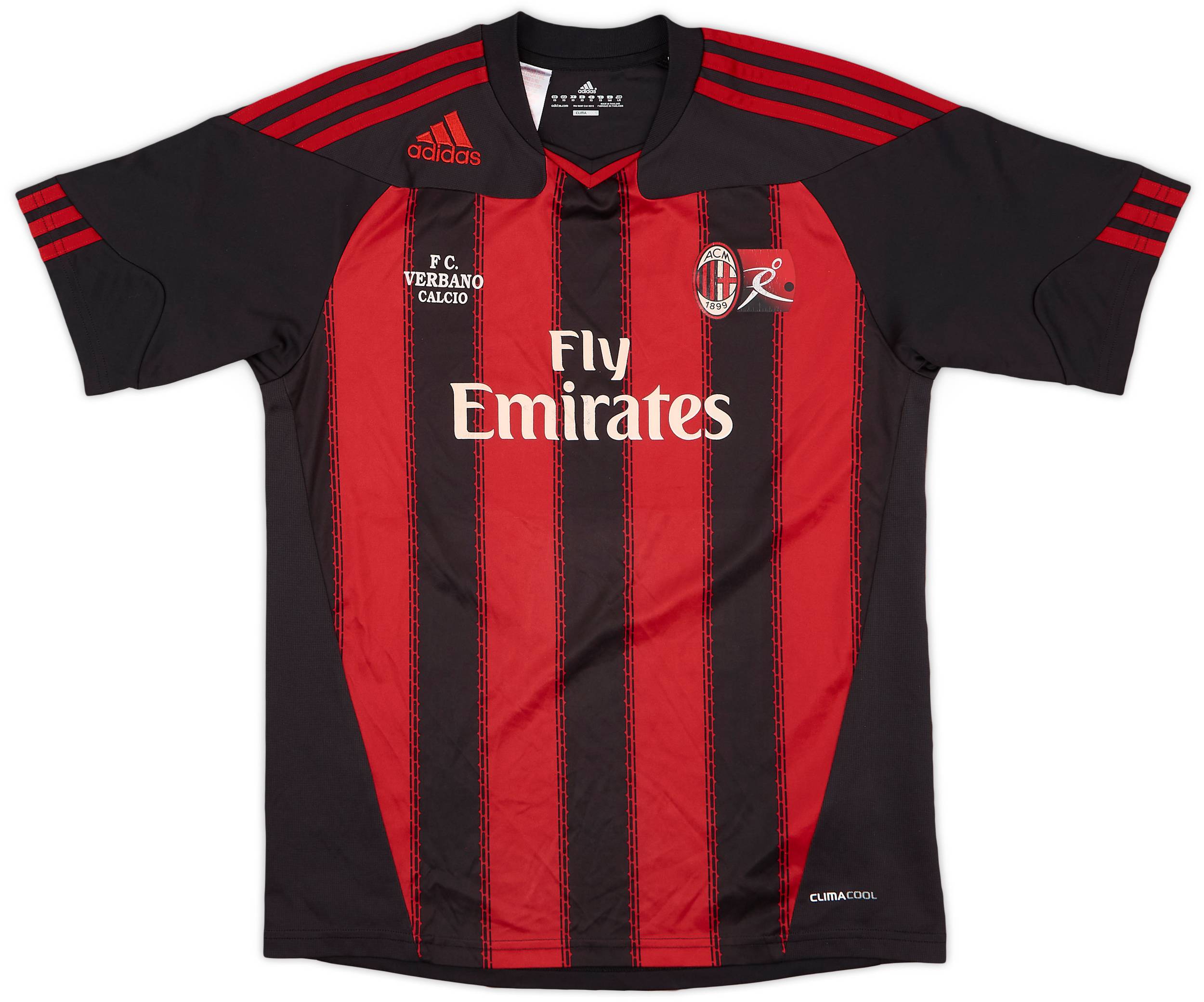 2011-12 AC Milan adidas Youth Camp Training Shirt - 5/10 - (XS)