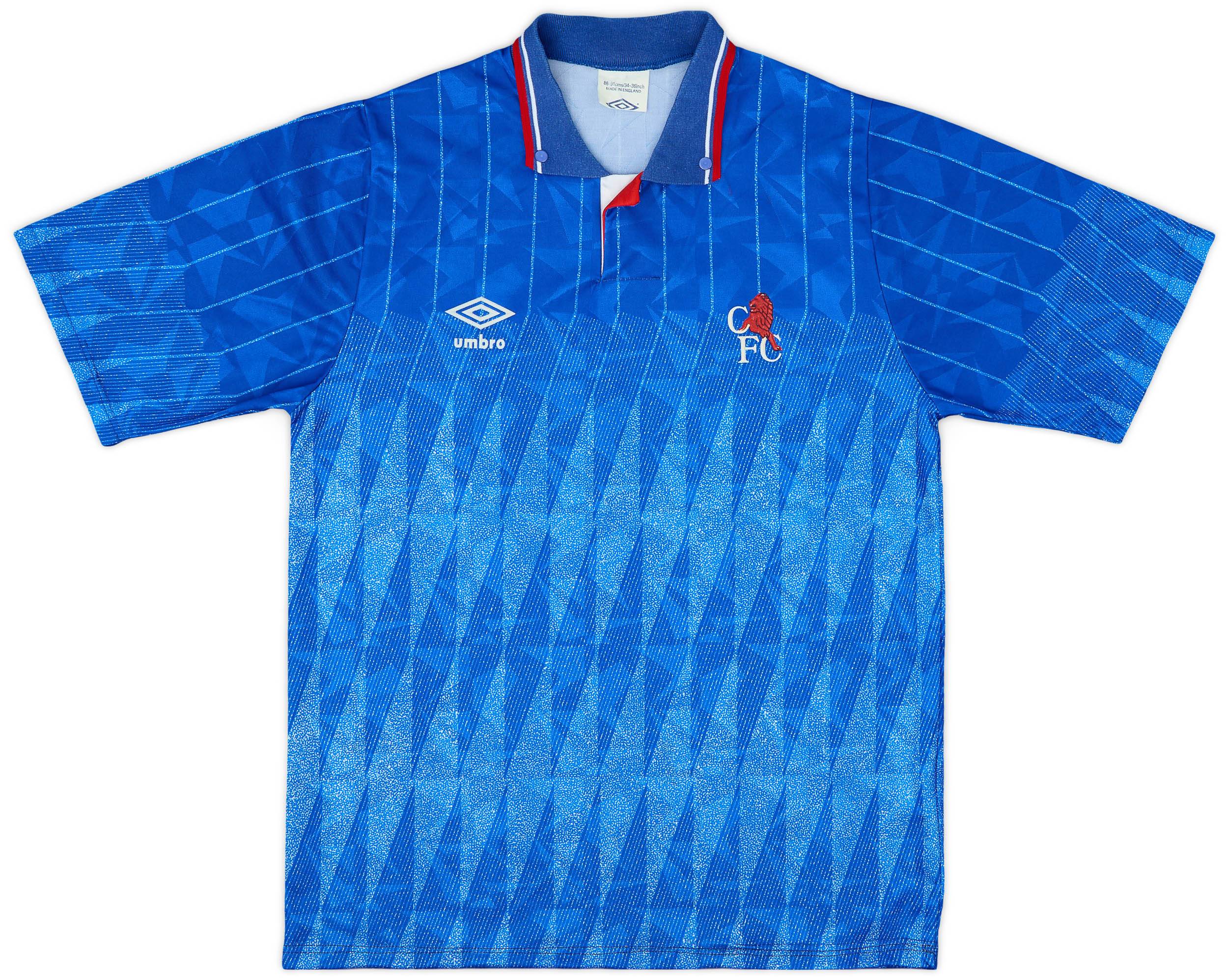 1989-91 Chelsea Home Shirt - 7/10 - (S)