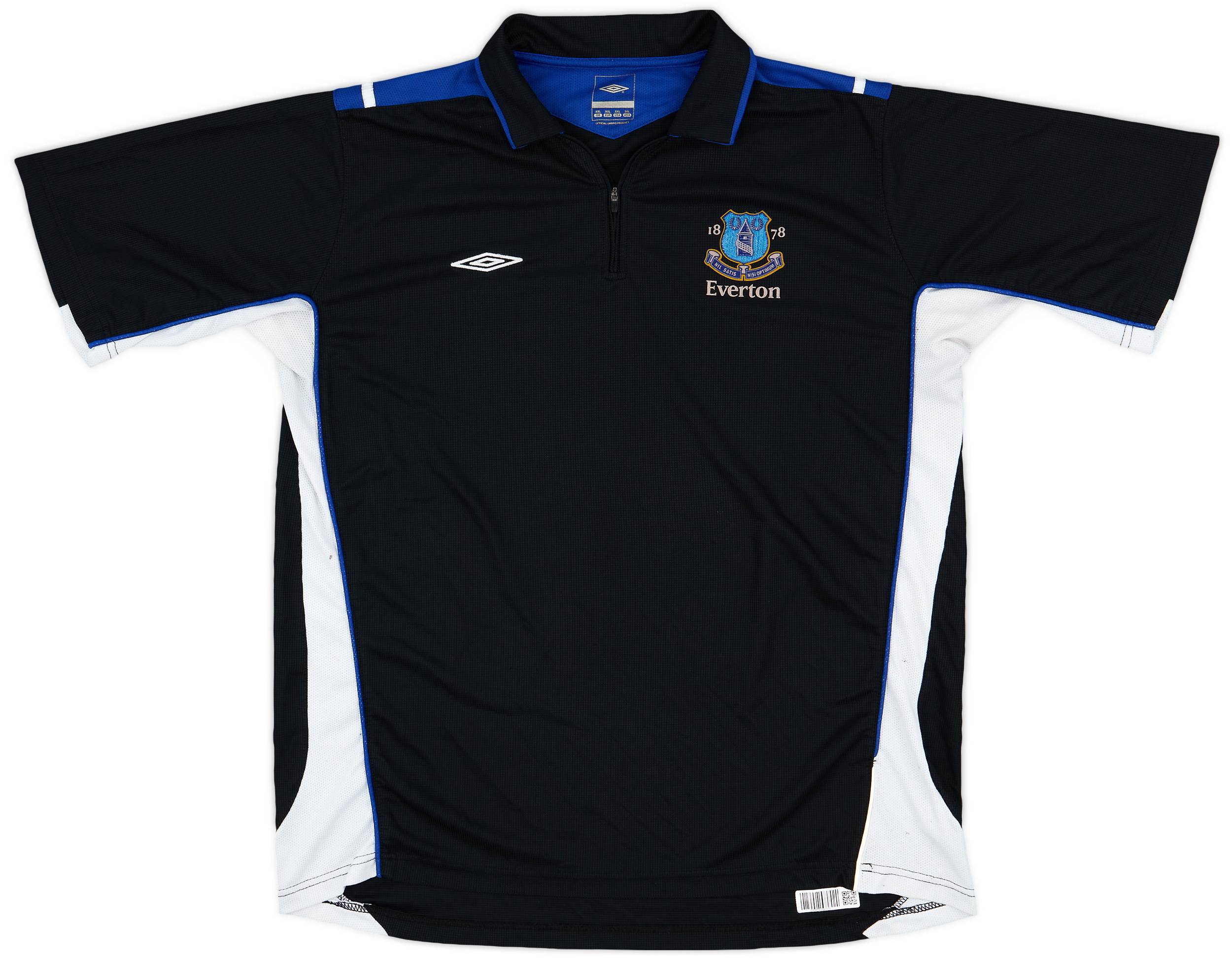 2005-06 Everton Umbro 1/4 Zip Training Polo - 6/10 - (XL)