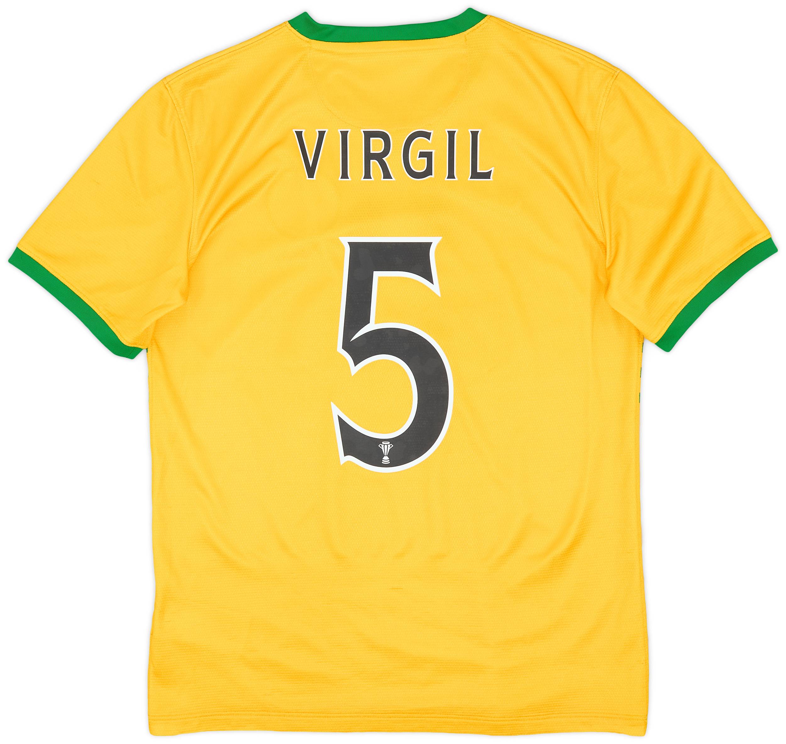2013-14 Celtic Away Shirt Virgil #5 - 6/10 - (S)