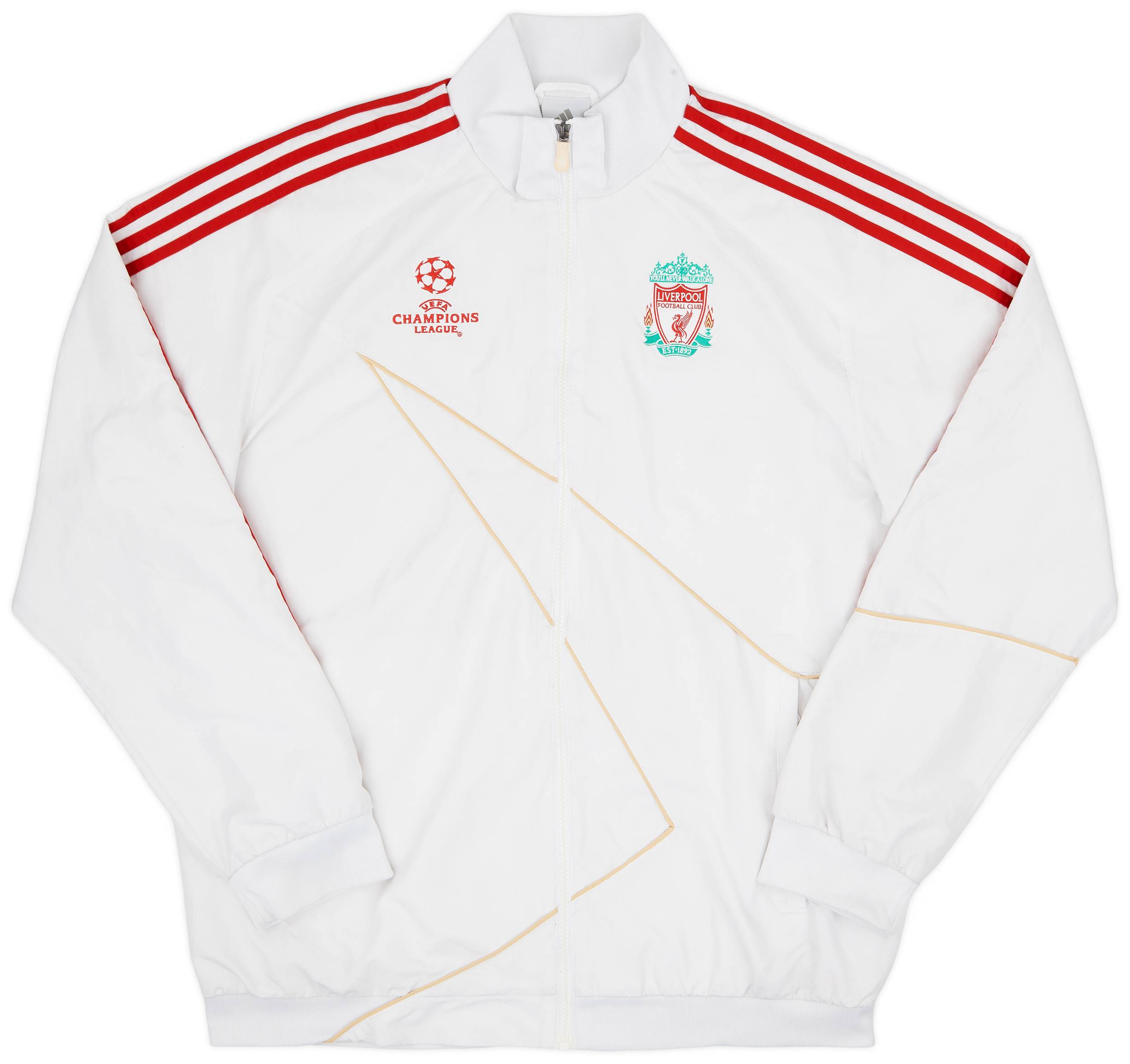 adidas x LIVERPOOL FC ジャケット WHITE 白 XO 希少 adidas x LIVERPOOL FC ジャケット WHITE 白 ウェア