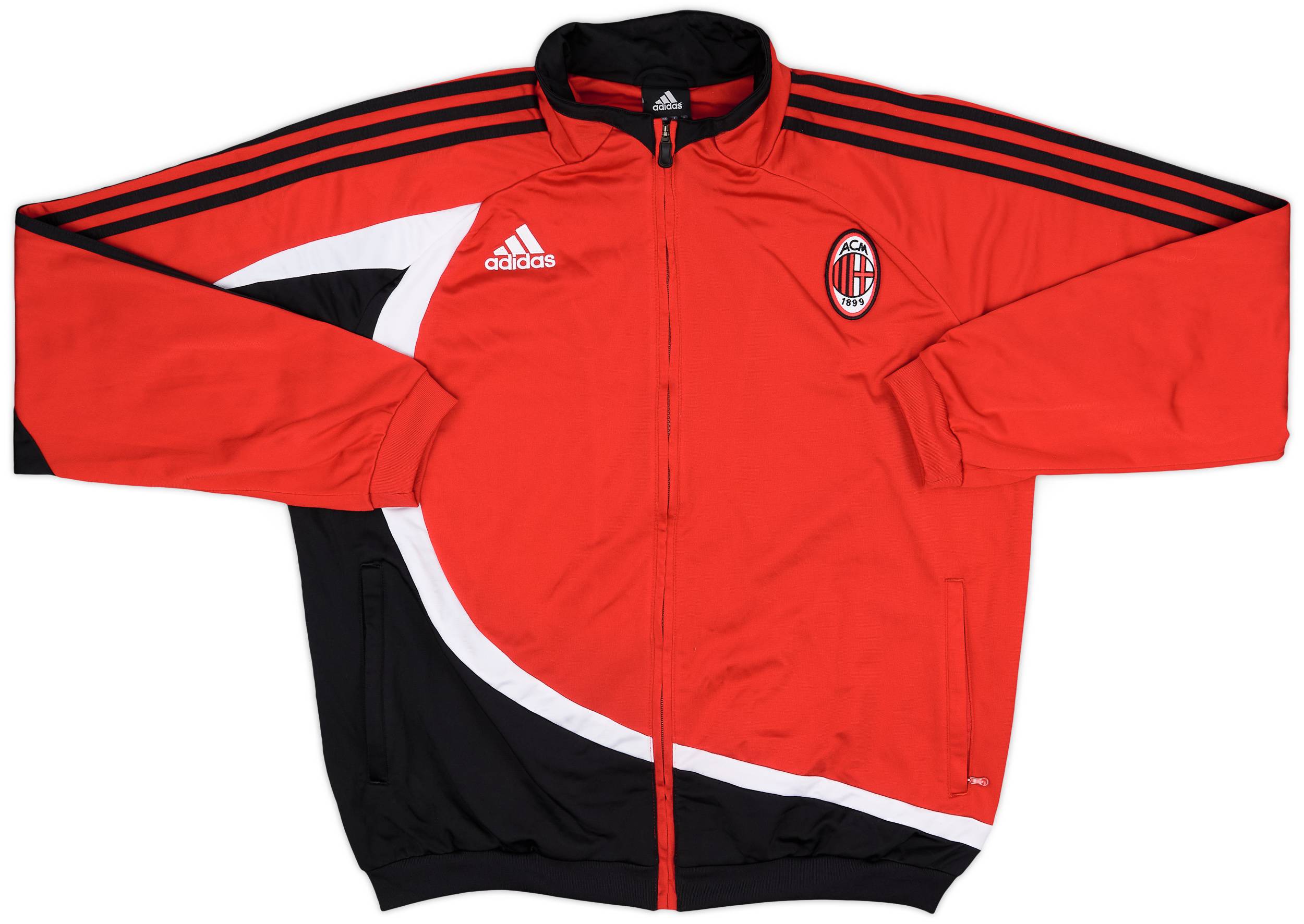 2007-08 AC Milan adidas Track Jacket - 8/10 - (L/XL)