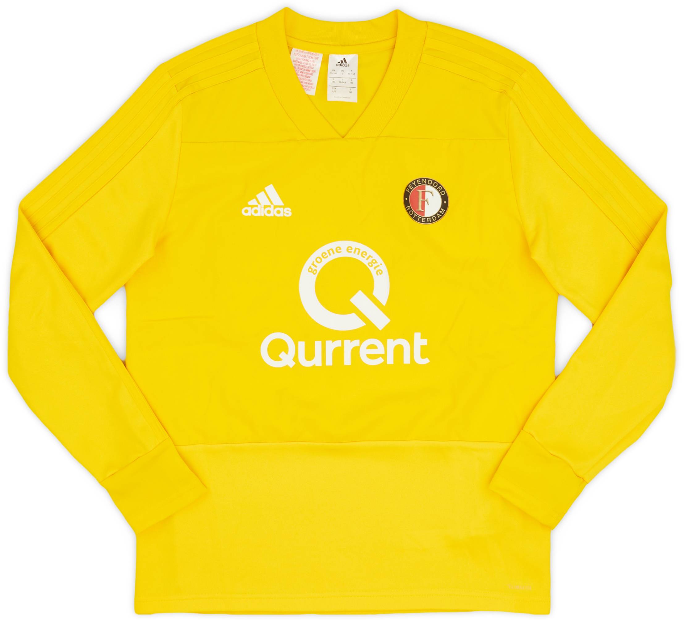 2017-18 Feyenoord adidas Drill Top - 9/10 - (L.Boys)