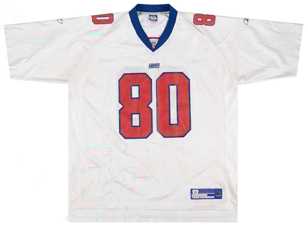 2004 New York Giants Shockey #80 Reebok On Field Jersey (Away) XXL