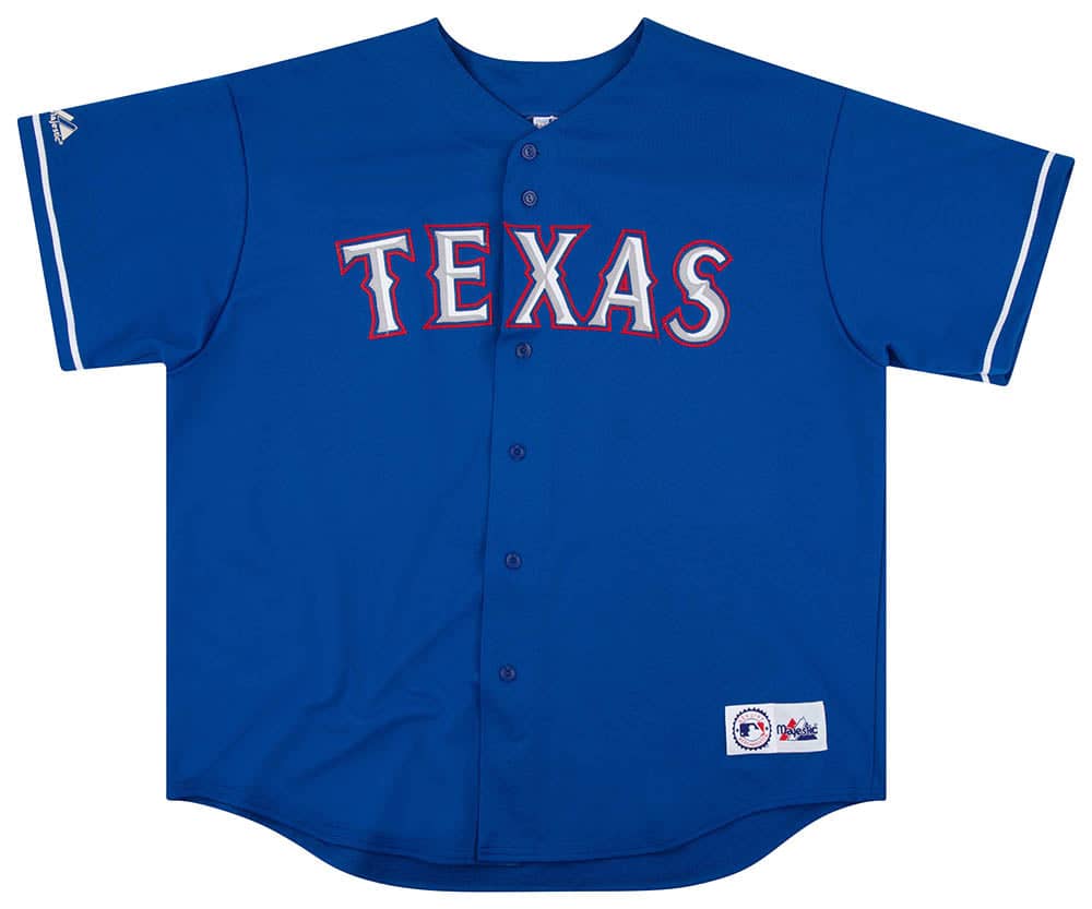 2003 Texas Rangers Rodriguez 3 Majestic Jersey Alternate XXL