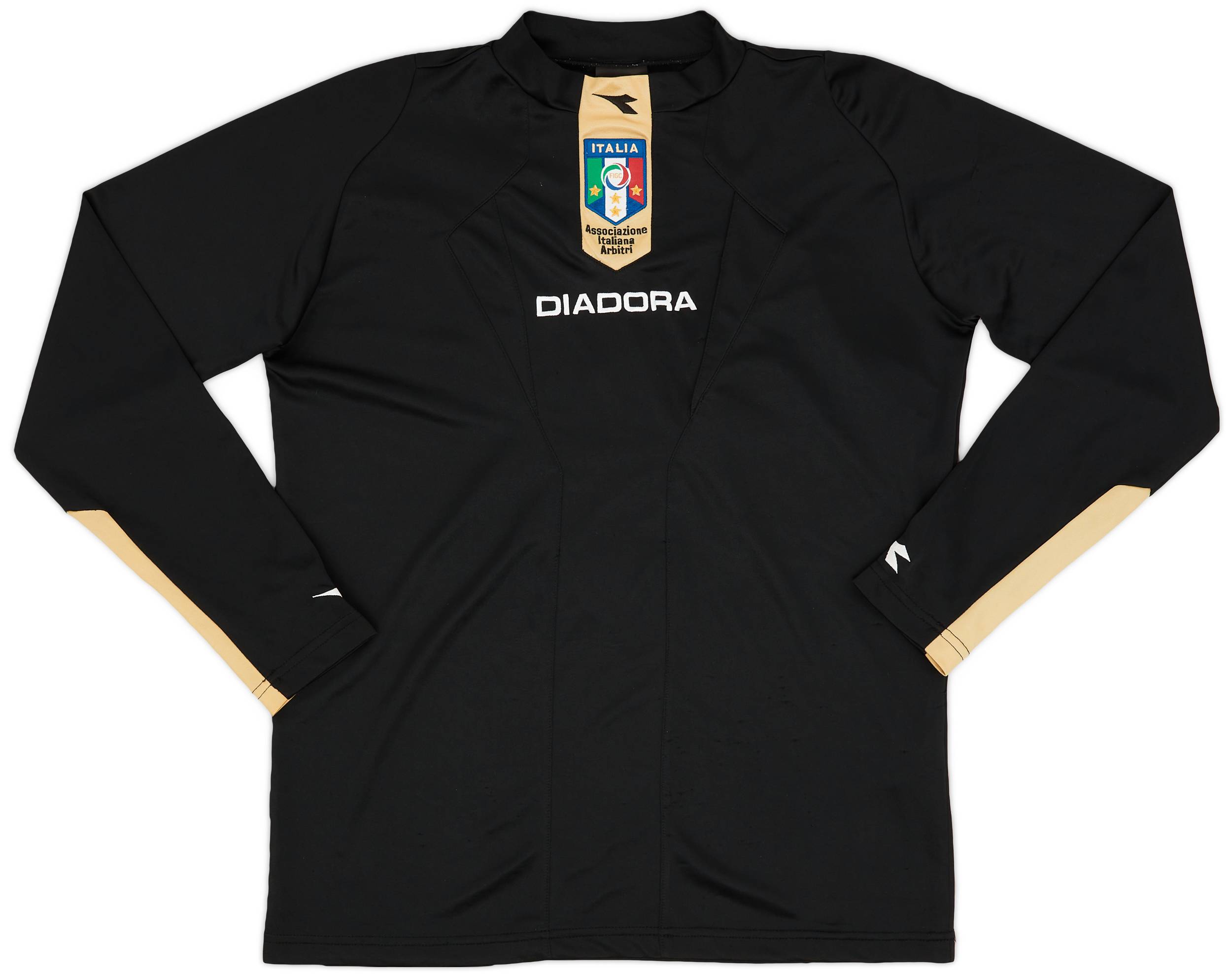 2007-09 Italy Diadora Referee L/S Shirt - 9/10 - (S)