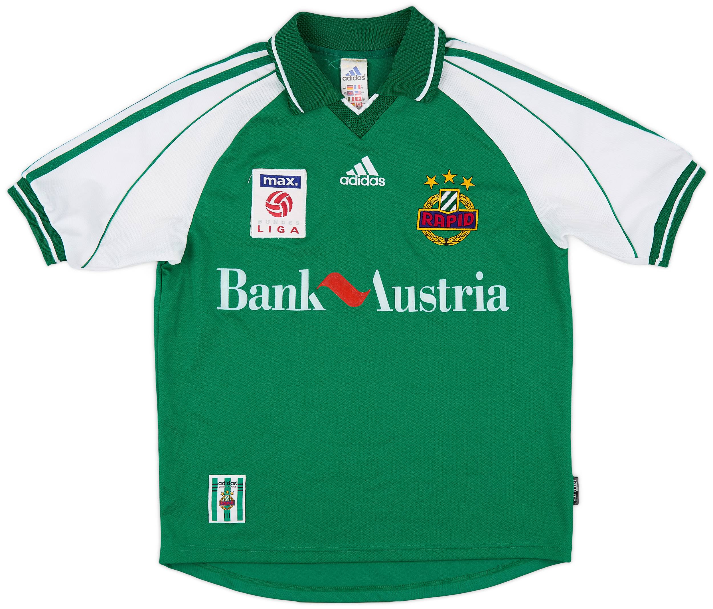 1999-00 Rapid Vienna Home Shirt - 8/10 - (XL.Boys)