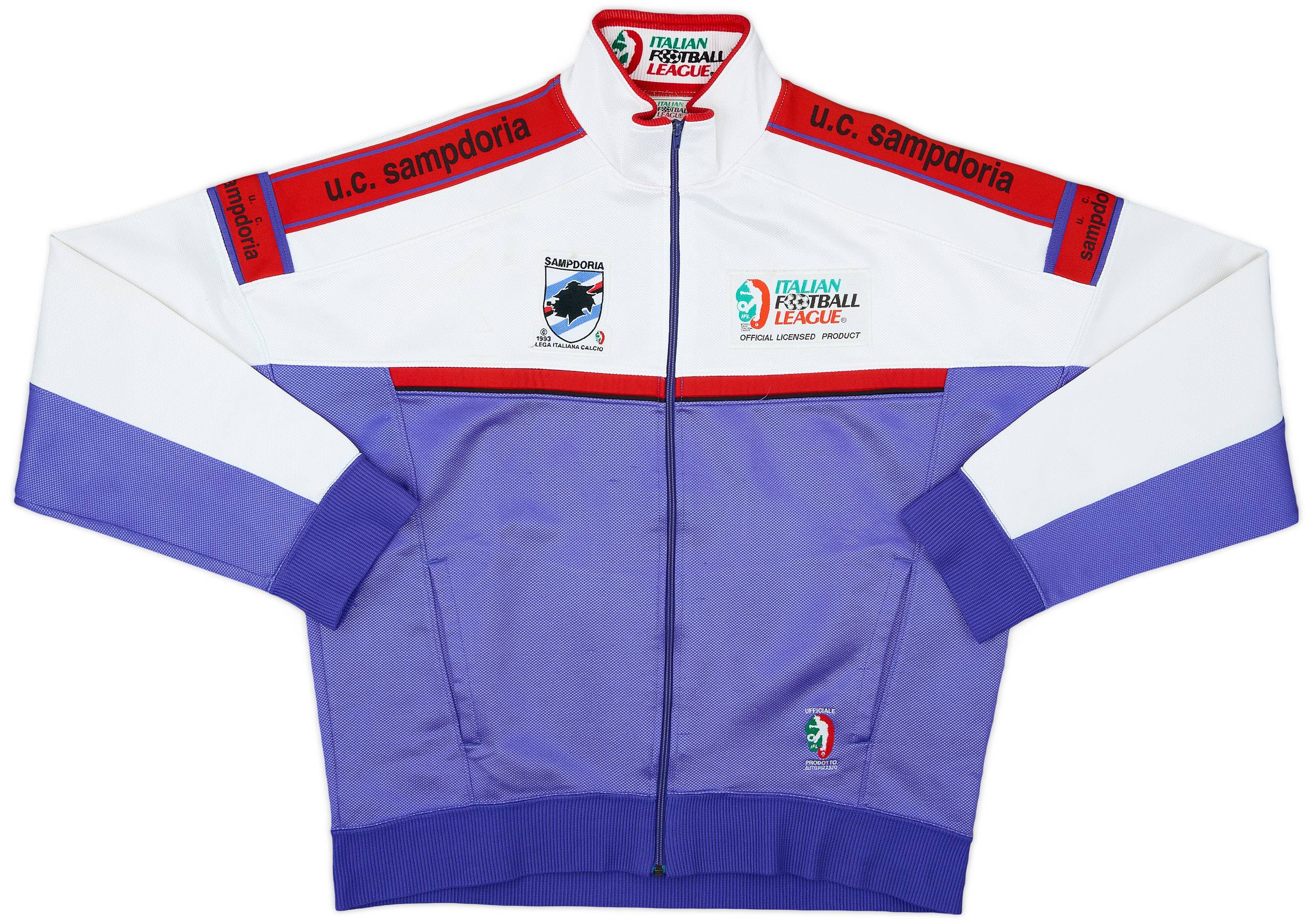 1993-94 Sampdoria Kappa Track Jacket - 8/10 - (XL)