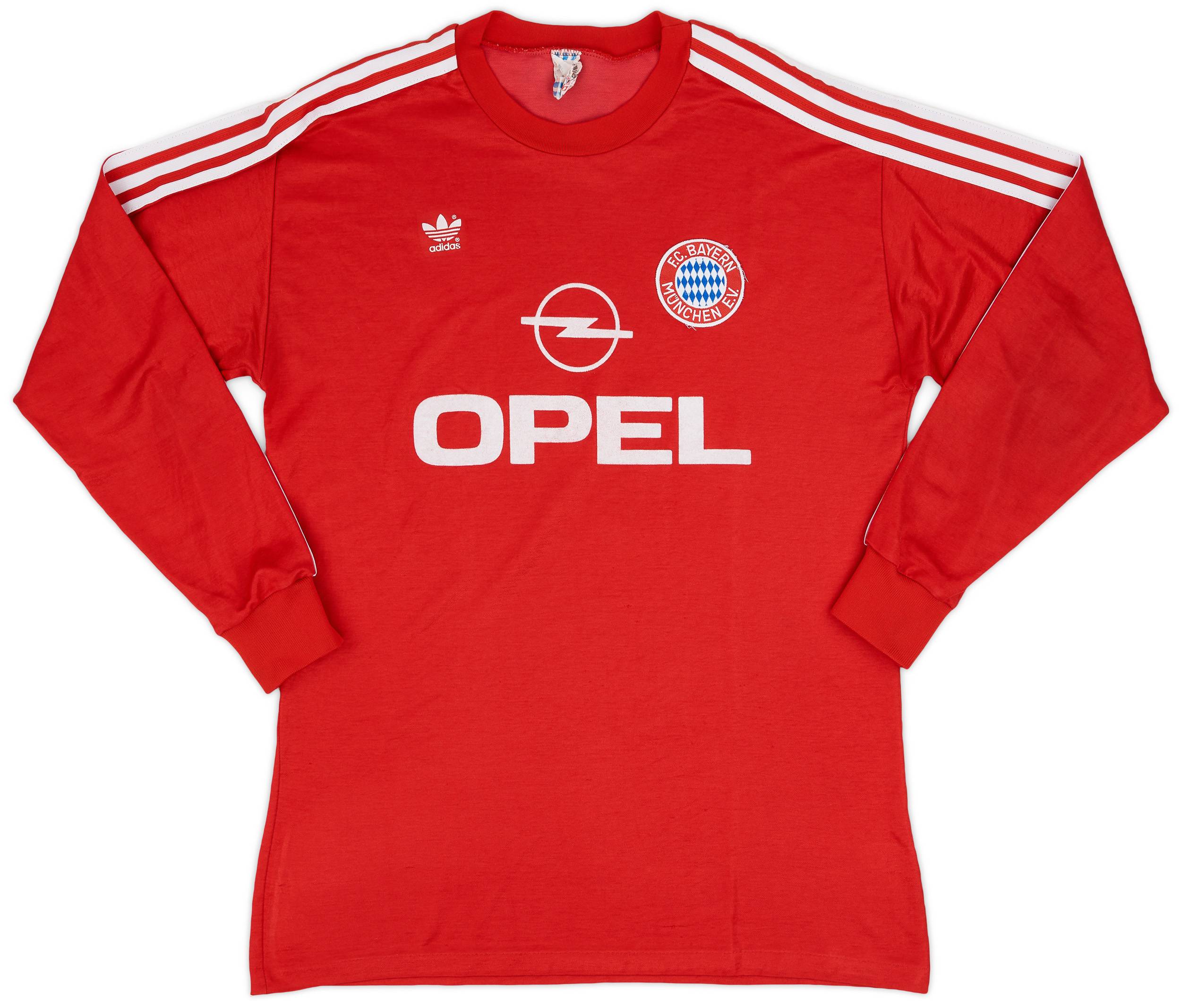 1989-91 Bayern Munich Home L/S Shirt #11 - 8/10 - (L)