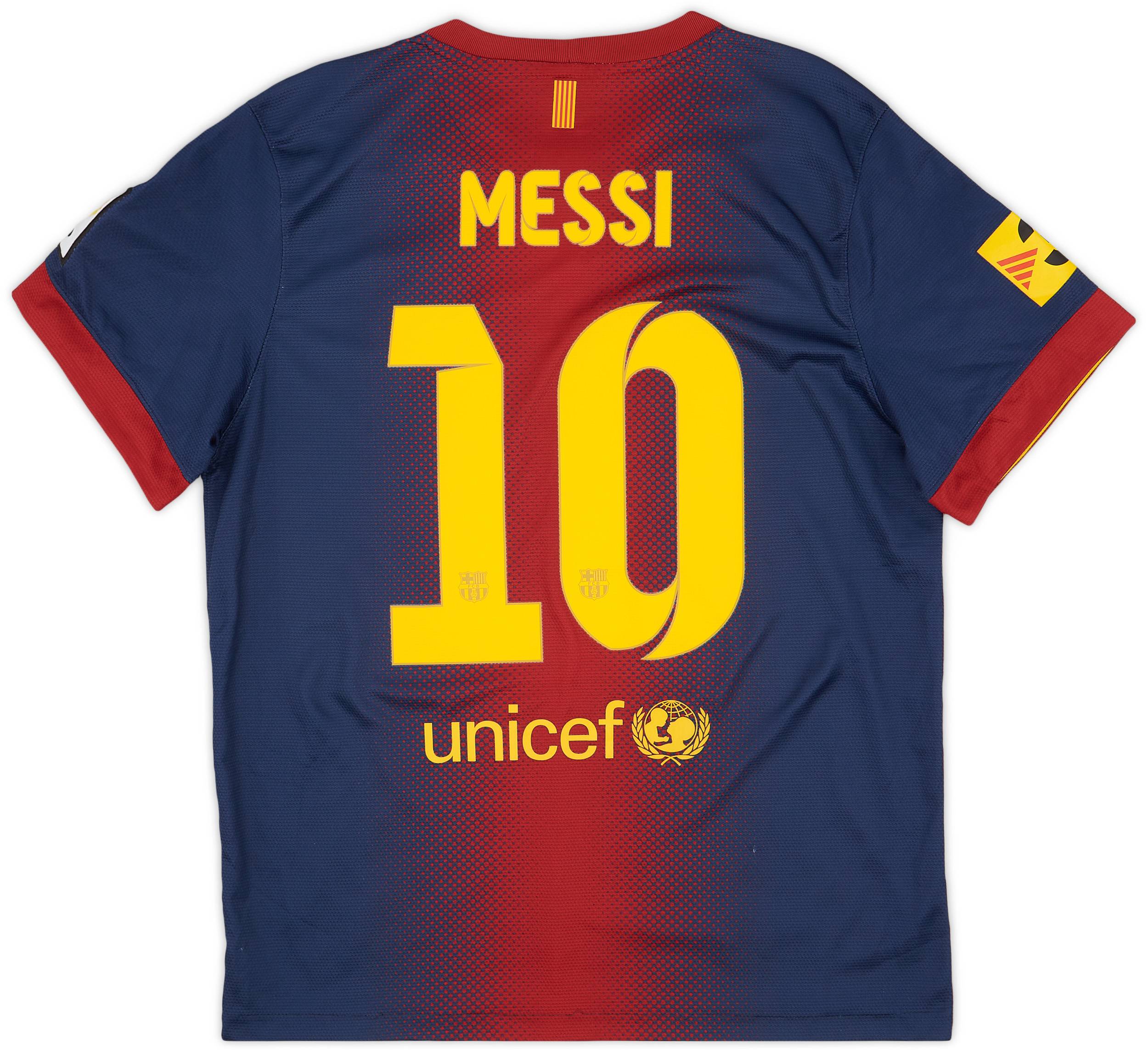 2012-13 Barcelona Home Shirt Messi #10 - 6/10 - (XL)