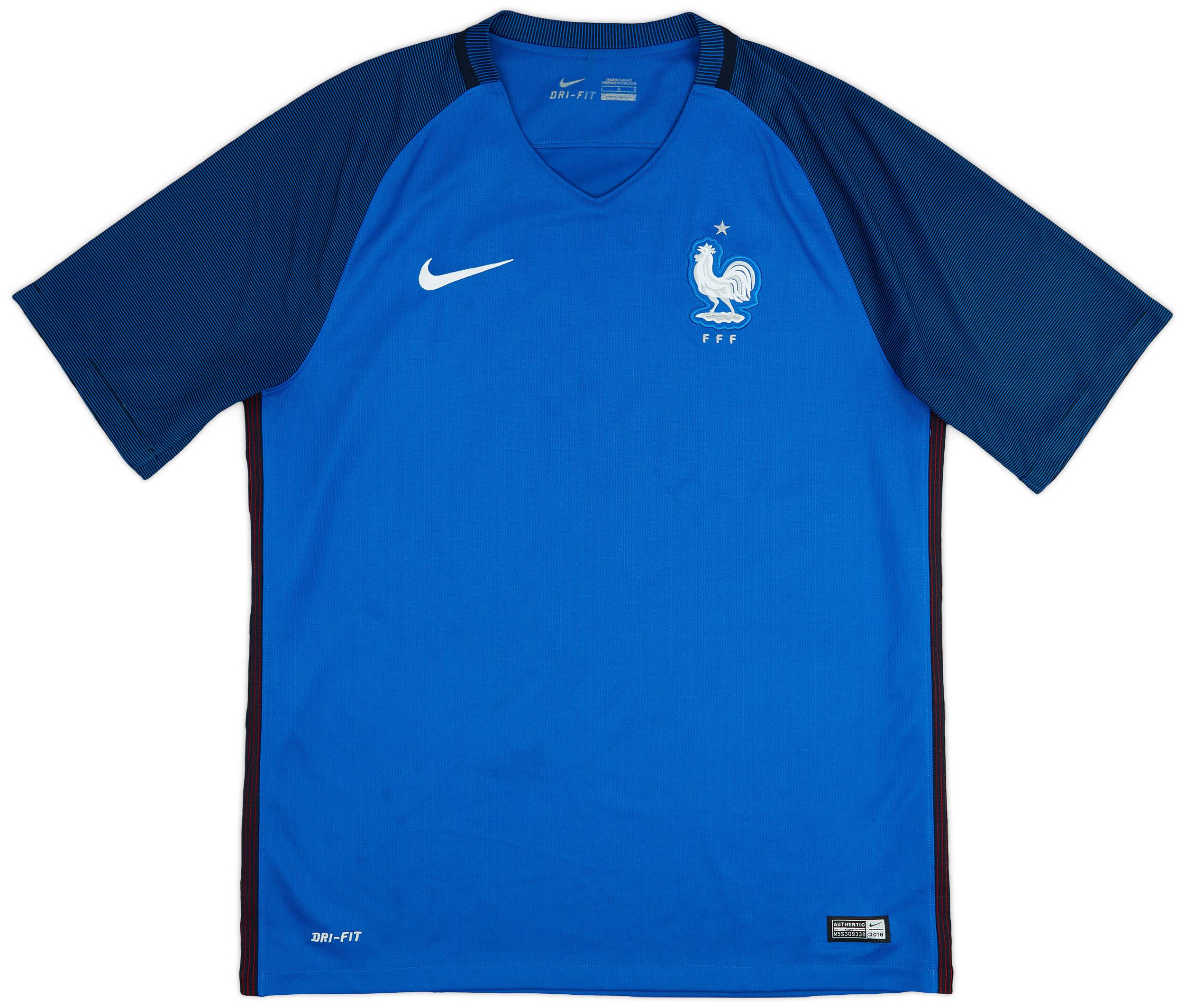 2016-17 France Home Shirt - 8/10 - (L)