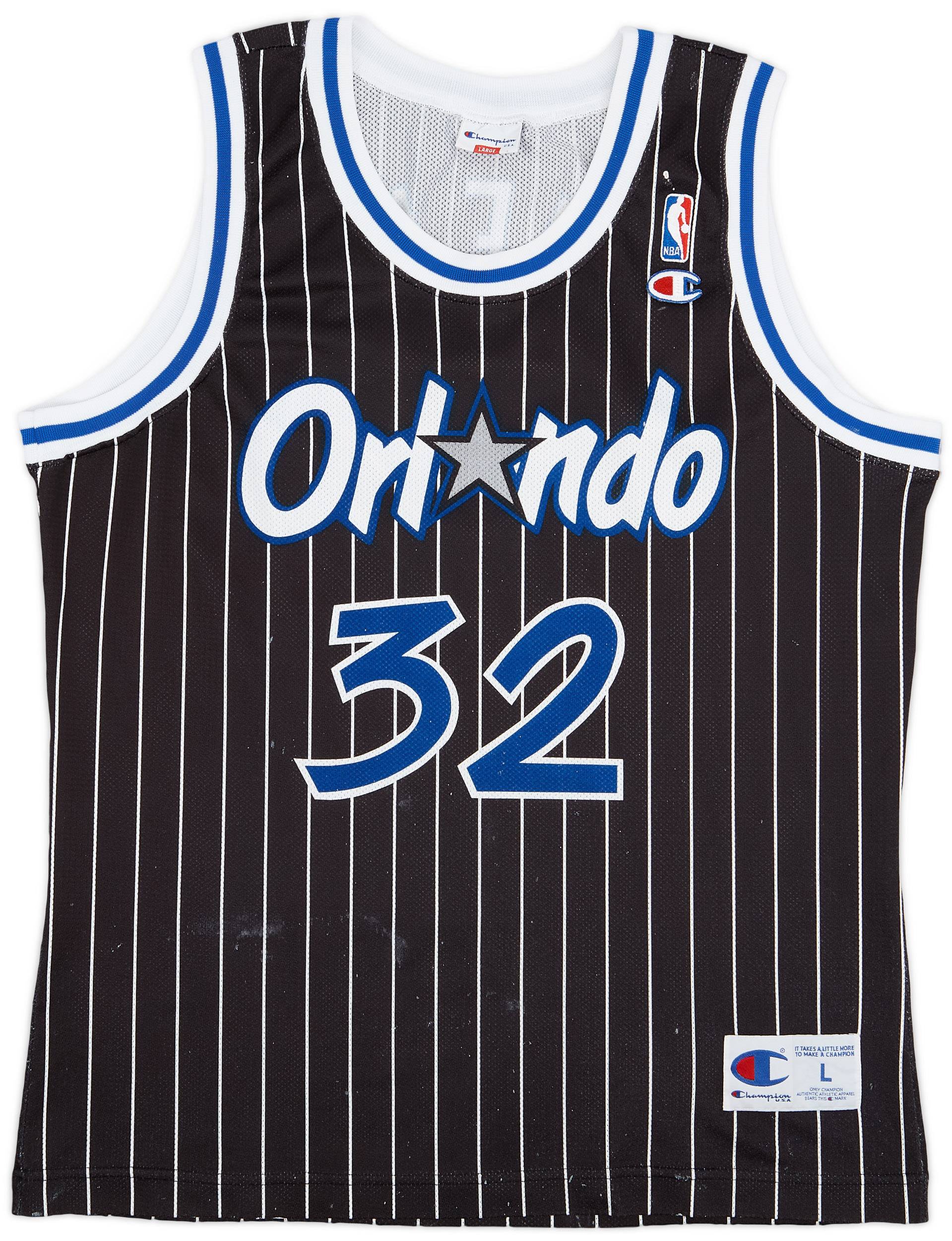 1992 94 Orlando Magic O Neal 32 Champion Away Jersey 6 10 L