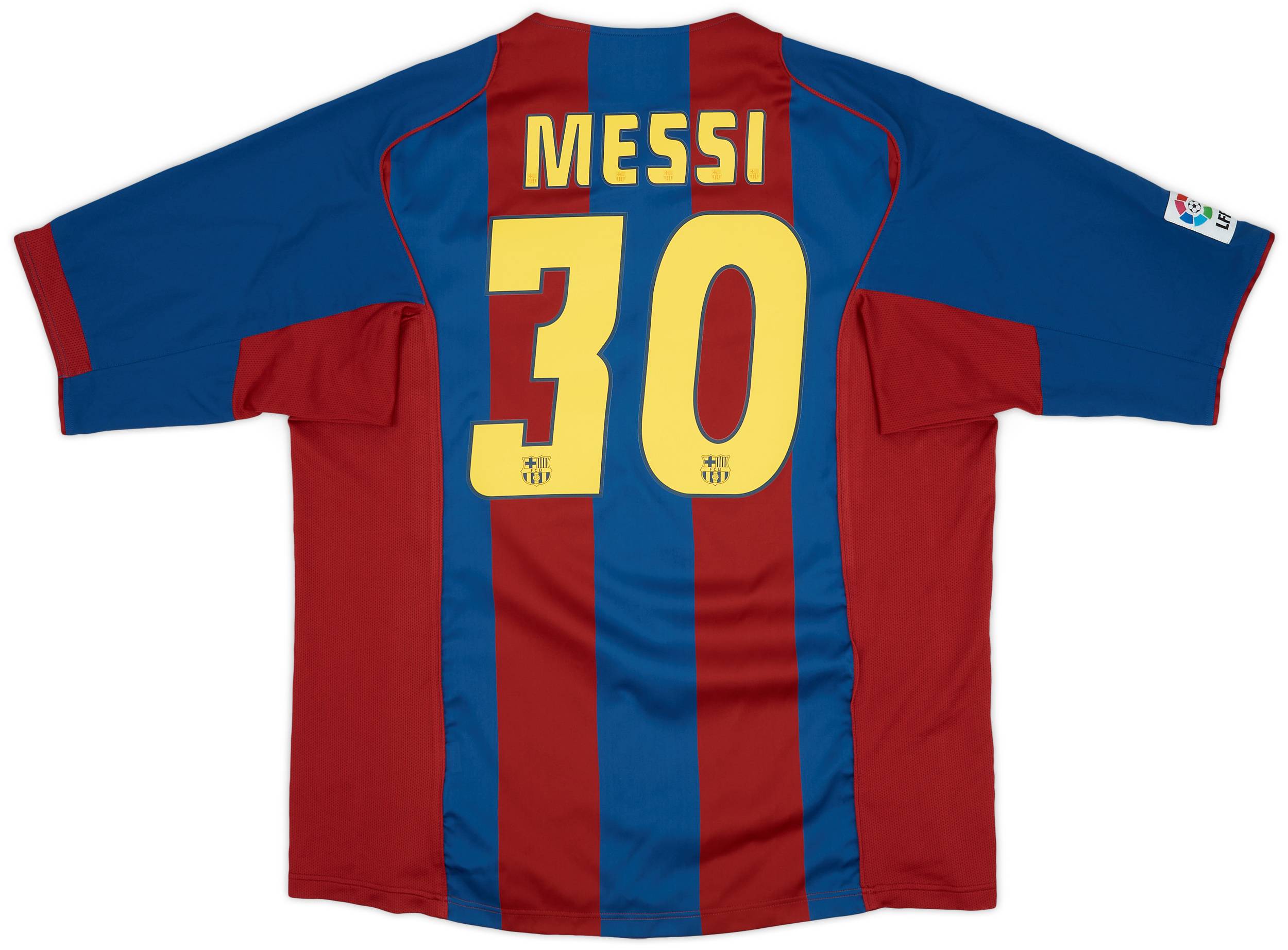 2004-05 Barcelona Home Shirt Messi #30 - 8/10 - (XL)