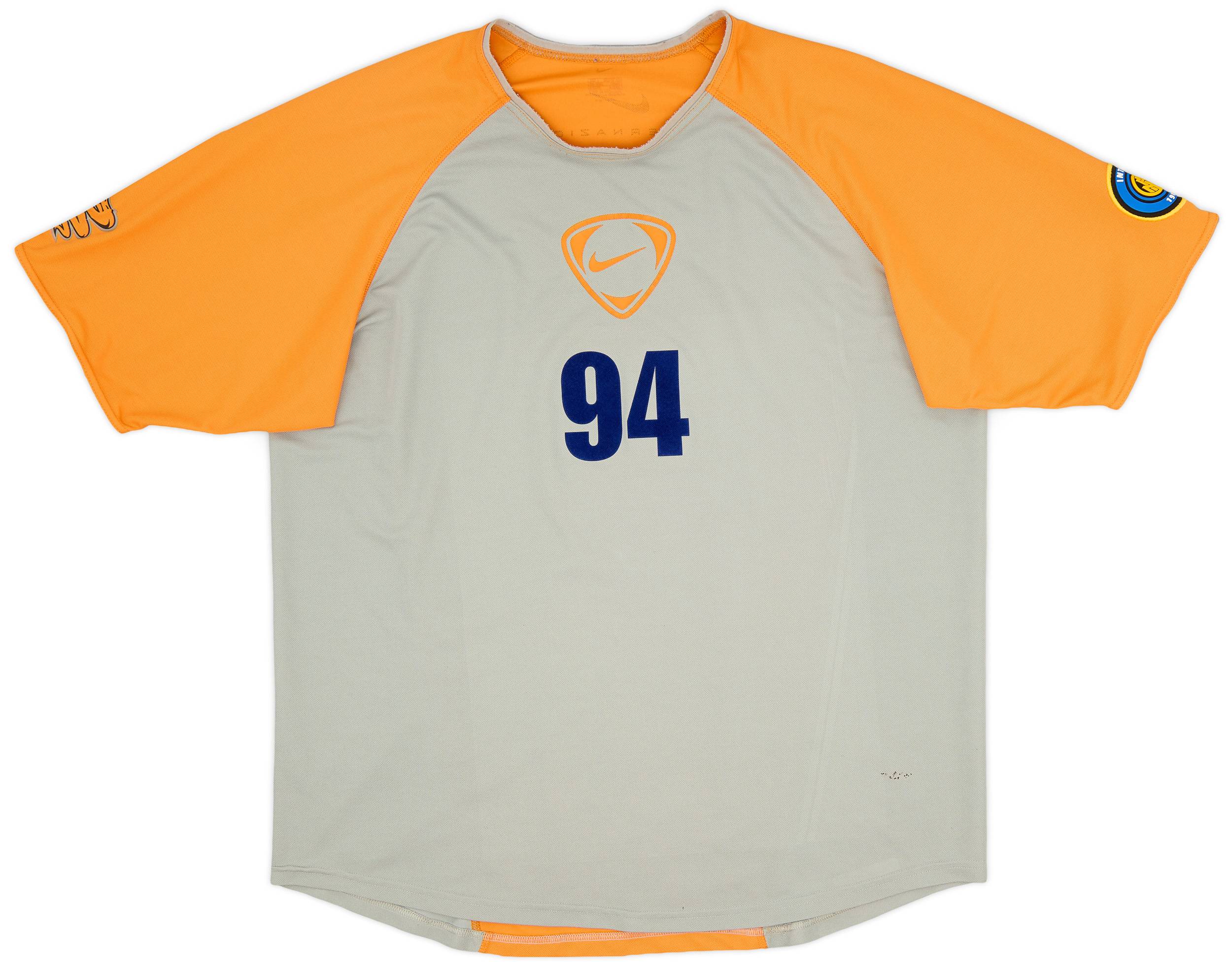 2001-02 Inter Milan Player Issue Nike Training Shirt #94 - 7