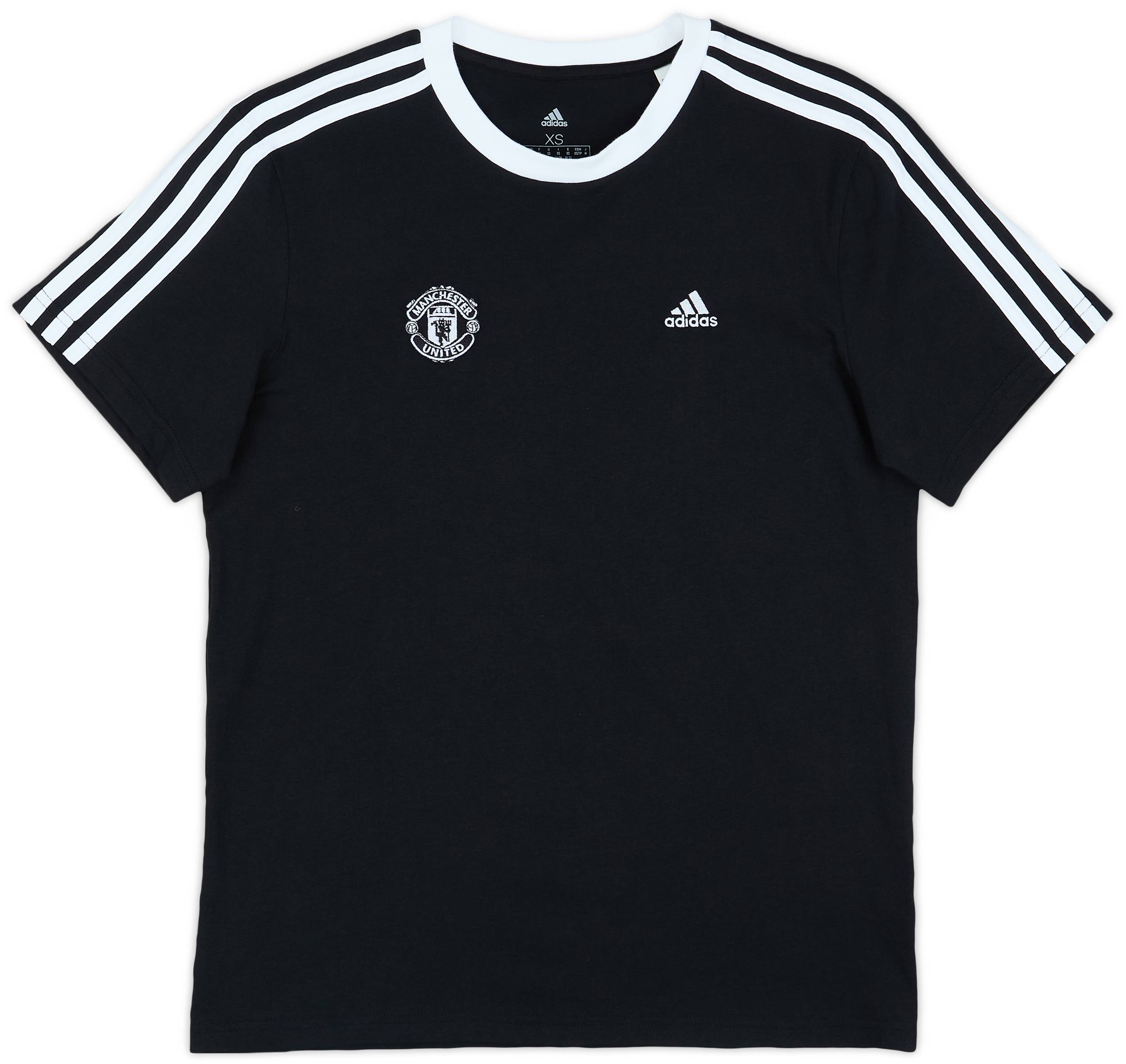 2022-23 Manchester United adidas 3-Stripes Tee - As New - (Women's XS)