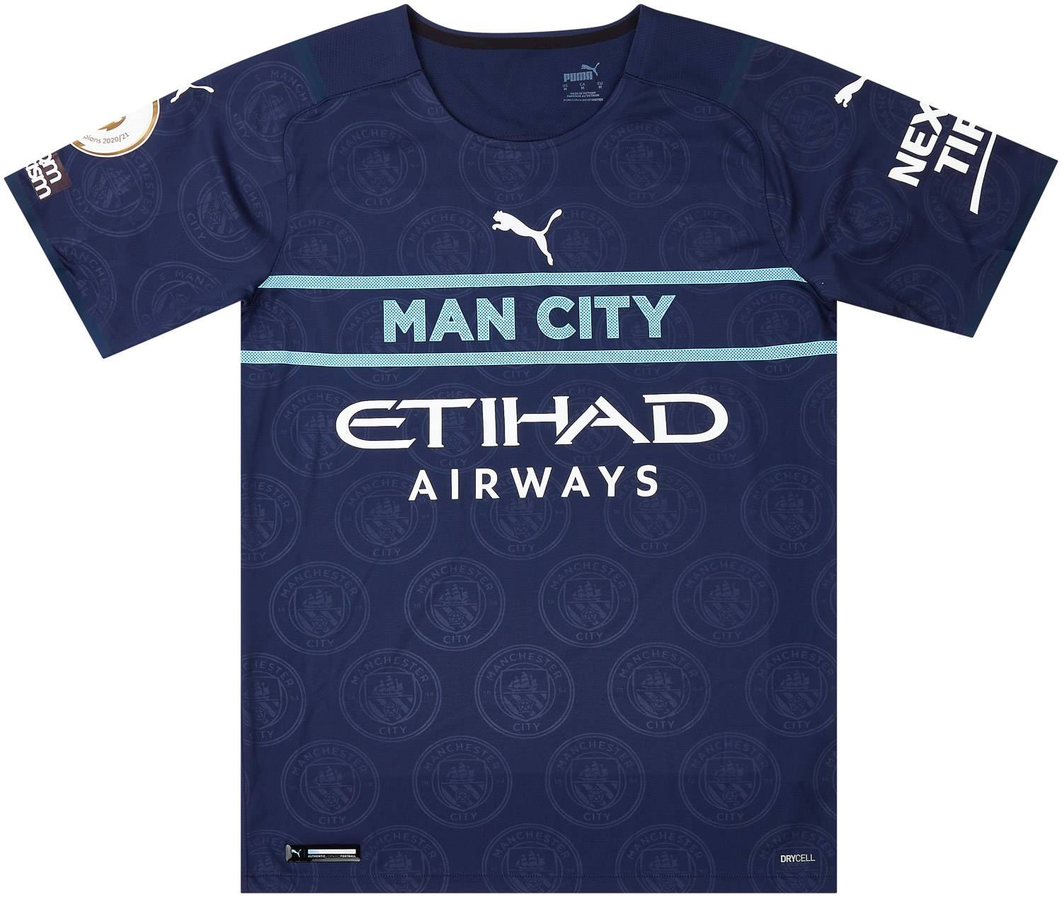 ウェア MANCHESTER CITY PUMA 20/21 7 STERLING 2020-21 Manchester City Match Issue Away Shirt Sterling #7