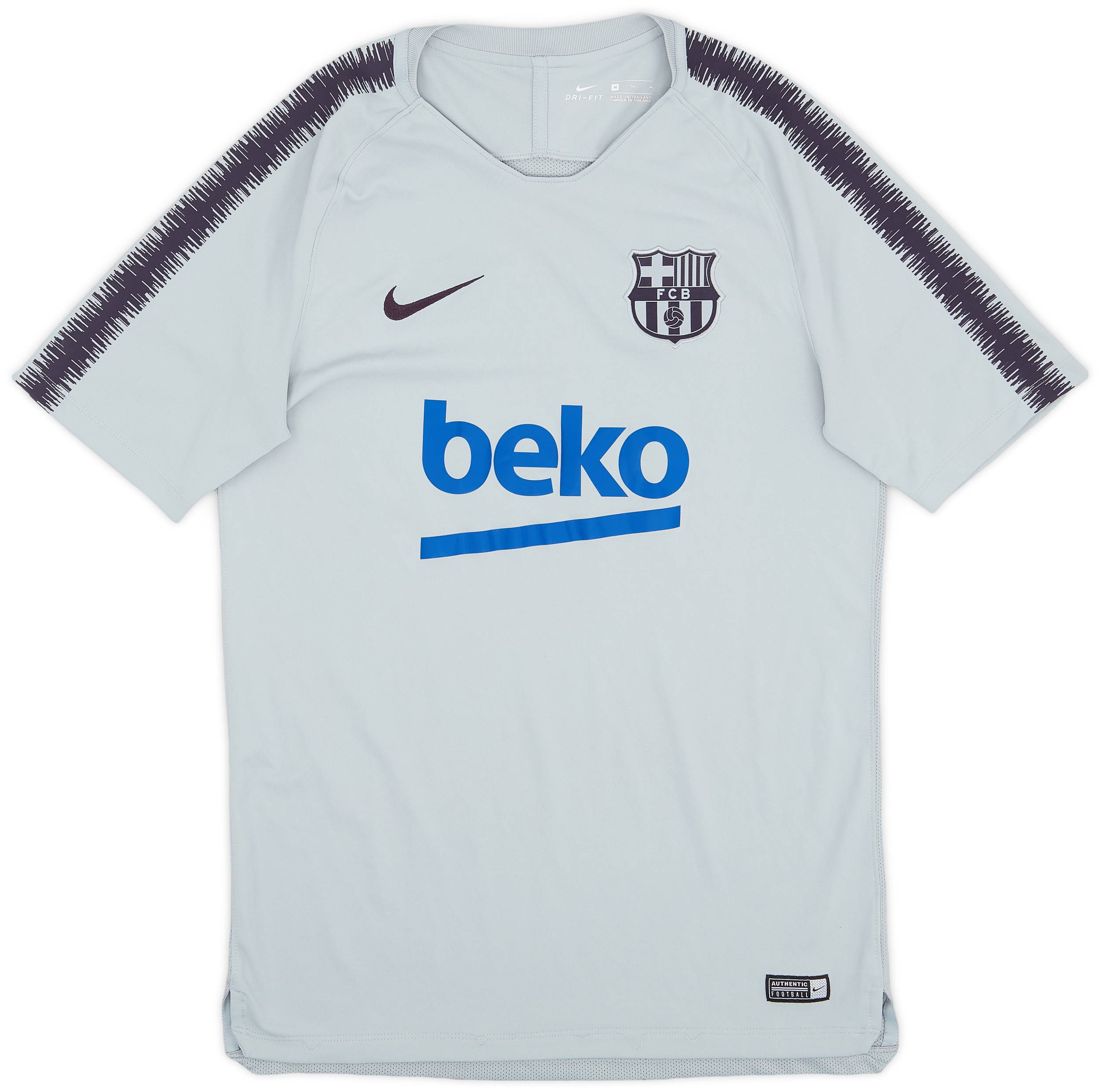 2017-18 Barcelona Nike Training Shirt - 9/10 - (M)