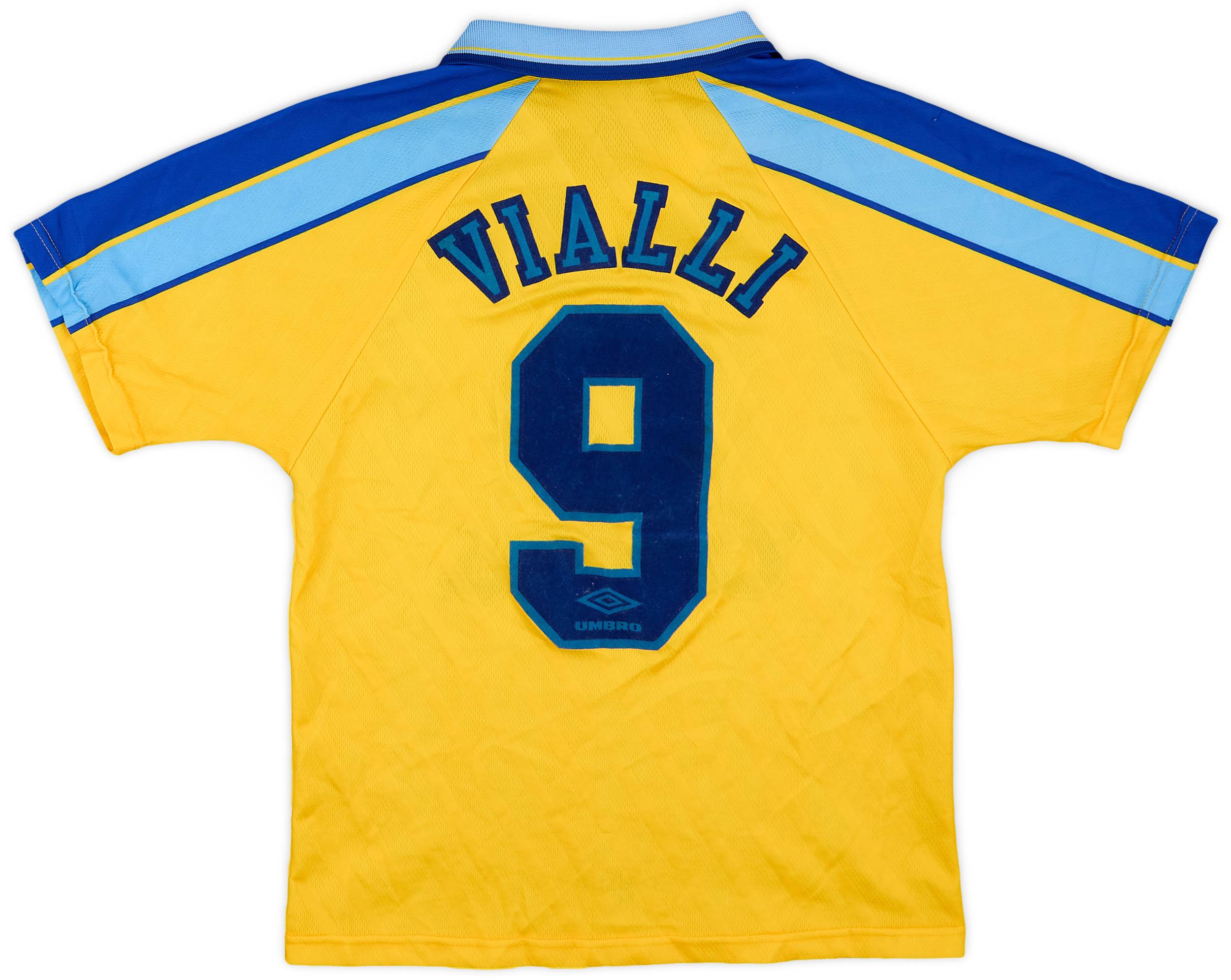 1996-97 Chelsea Away Shirt Vialli #9 - 7/10 - (Y)