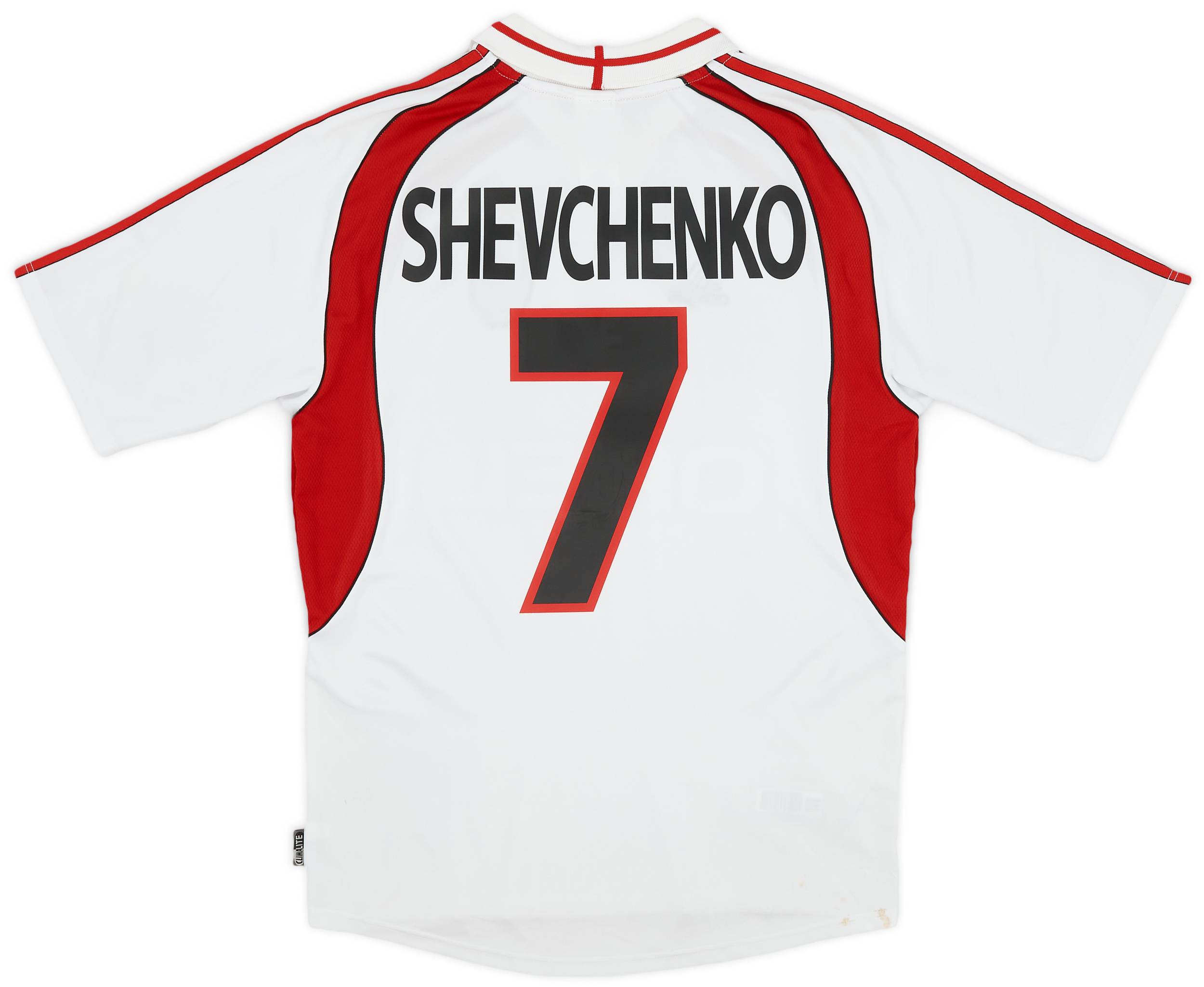 2000-02 AC Milan Away Shirt Shevchenko #7 - 7/10 - (M)