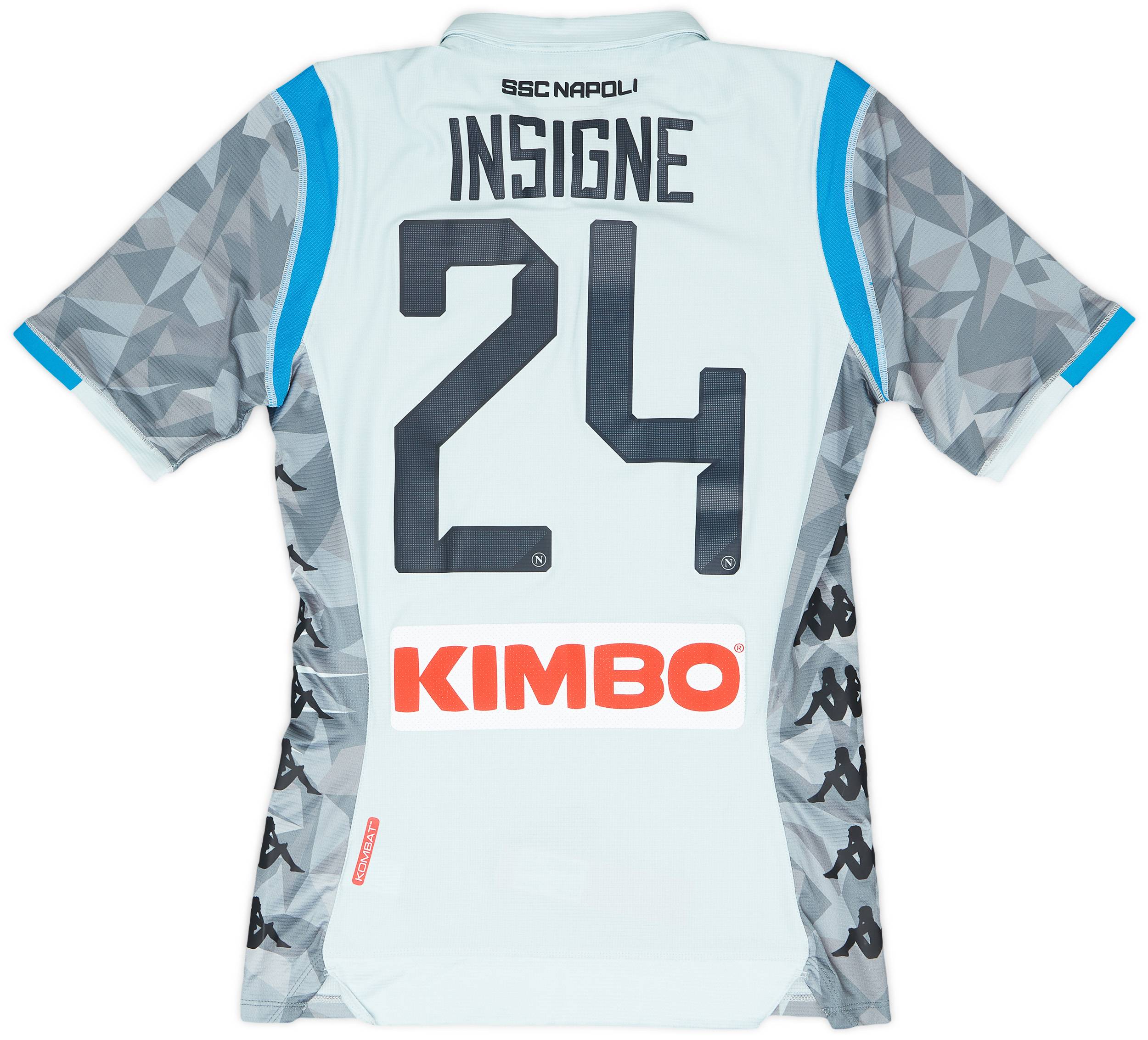 2018-19 Napoli Third Shirt Insigne #24 - 9/10 - (M)