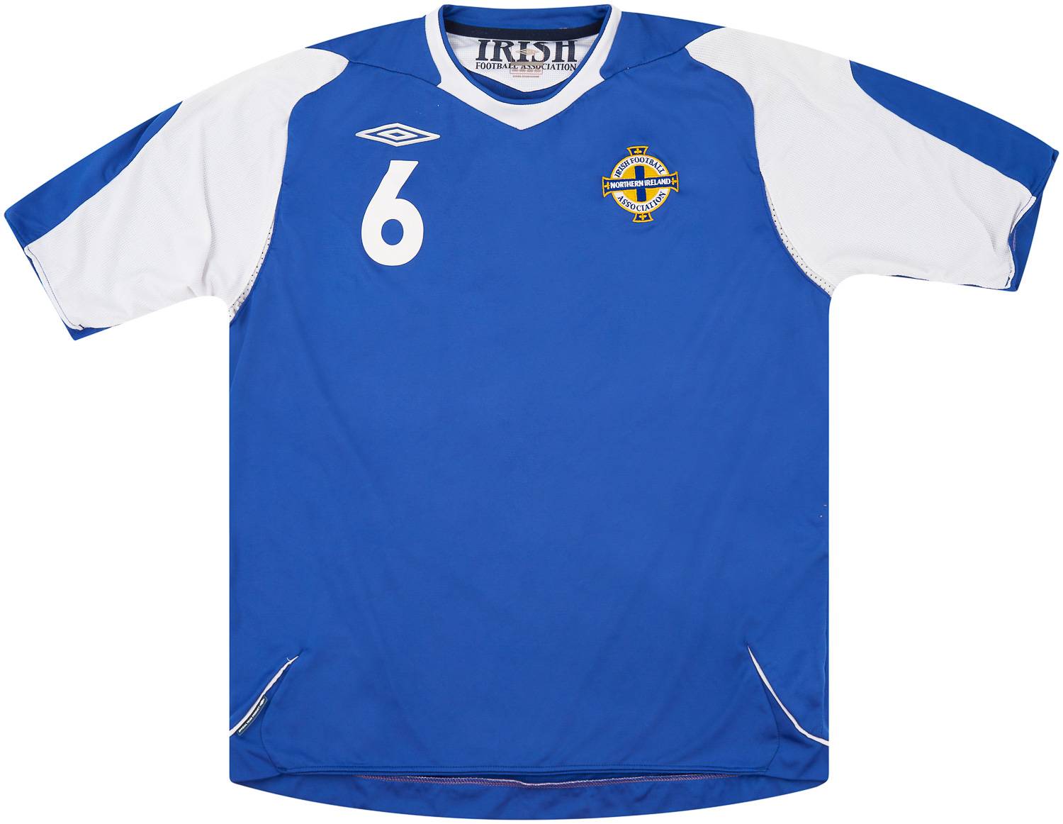 2006-08 Northern Ireland Match Issue Away Shirt #6