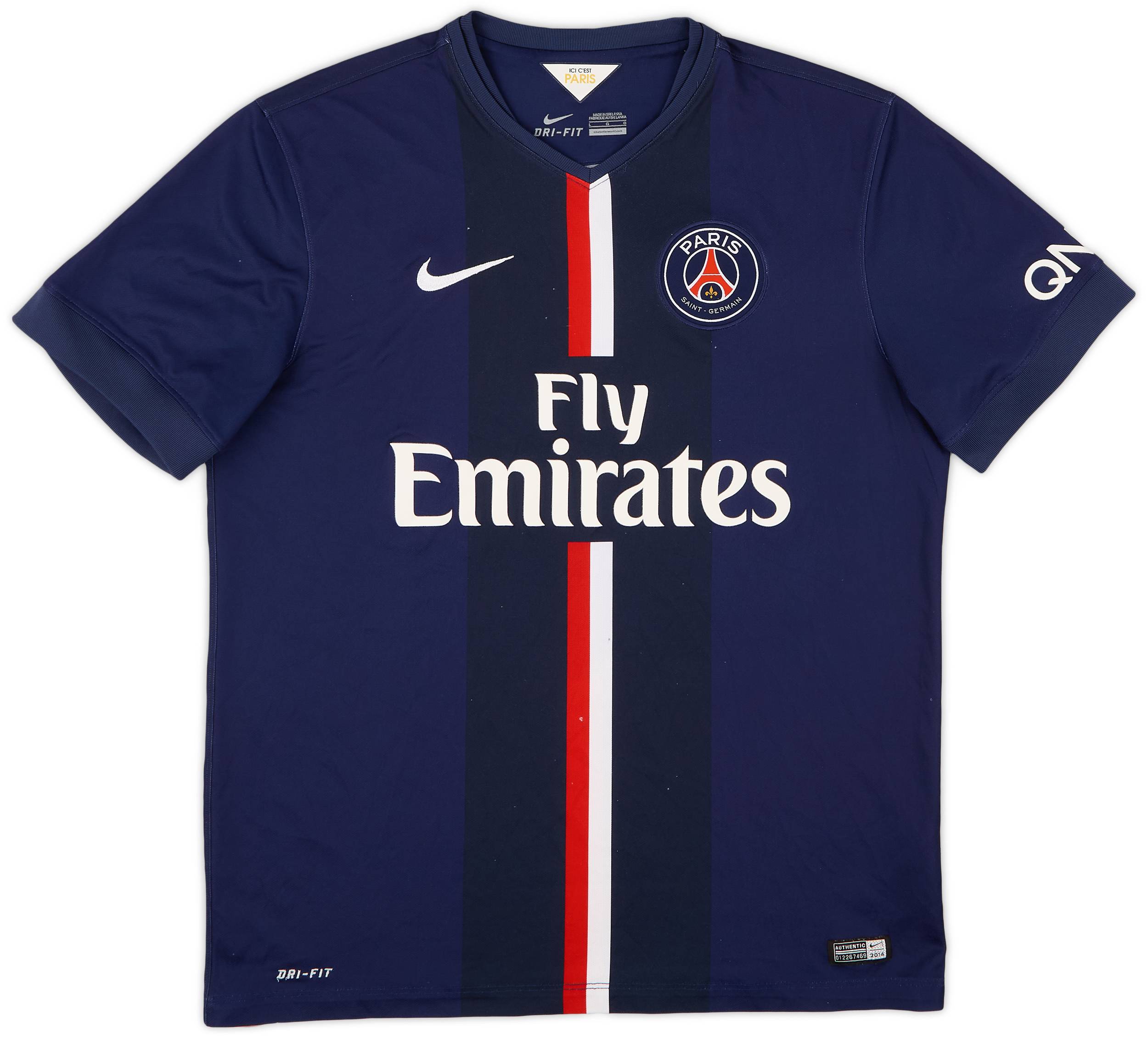 2014-15 Paris Saint-Germain Home Shirt - 5/10 - (L)