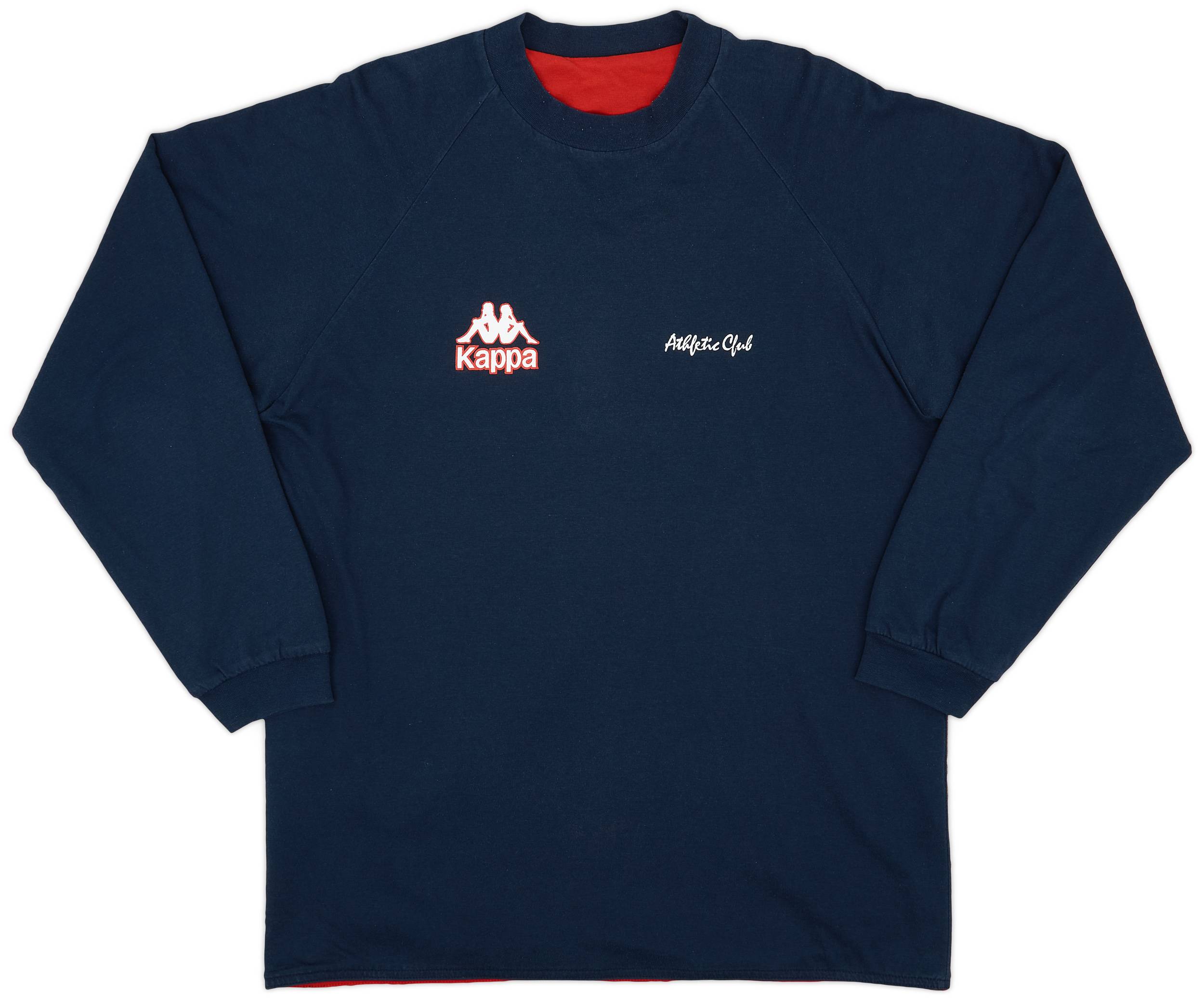 1995-96 Athletic Bilbao Kappa Reversible Sweat Top - 9/10 - (L)