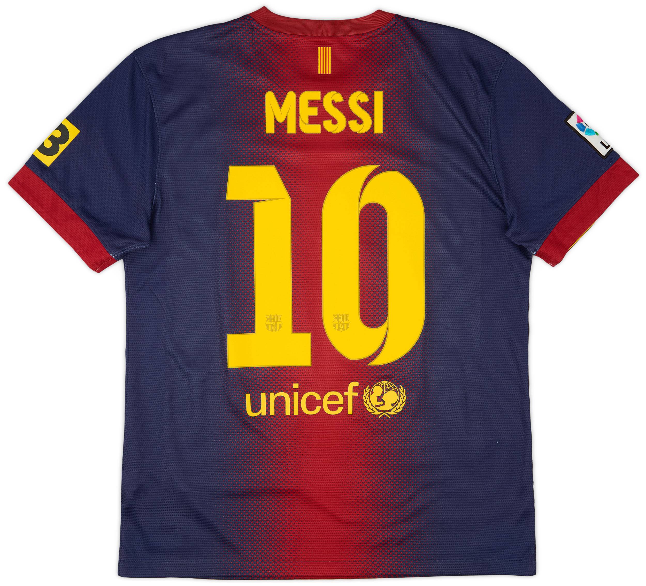 2012-13 Barcelona Home Shirt Messi #10 - 8/10 - (M)