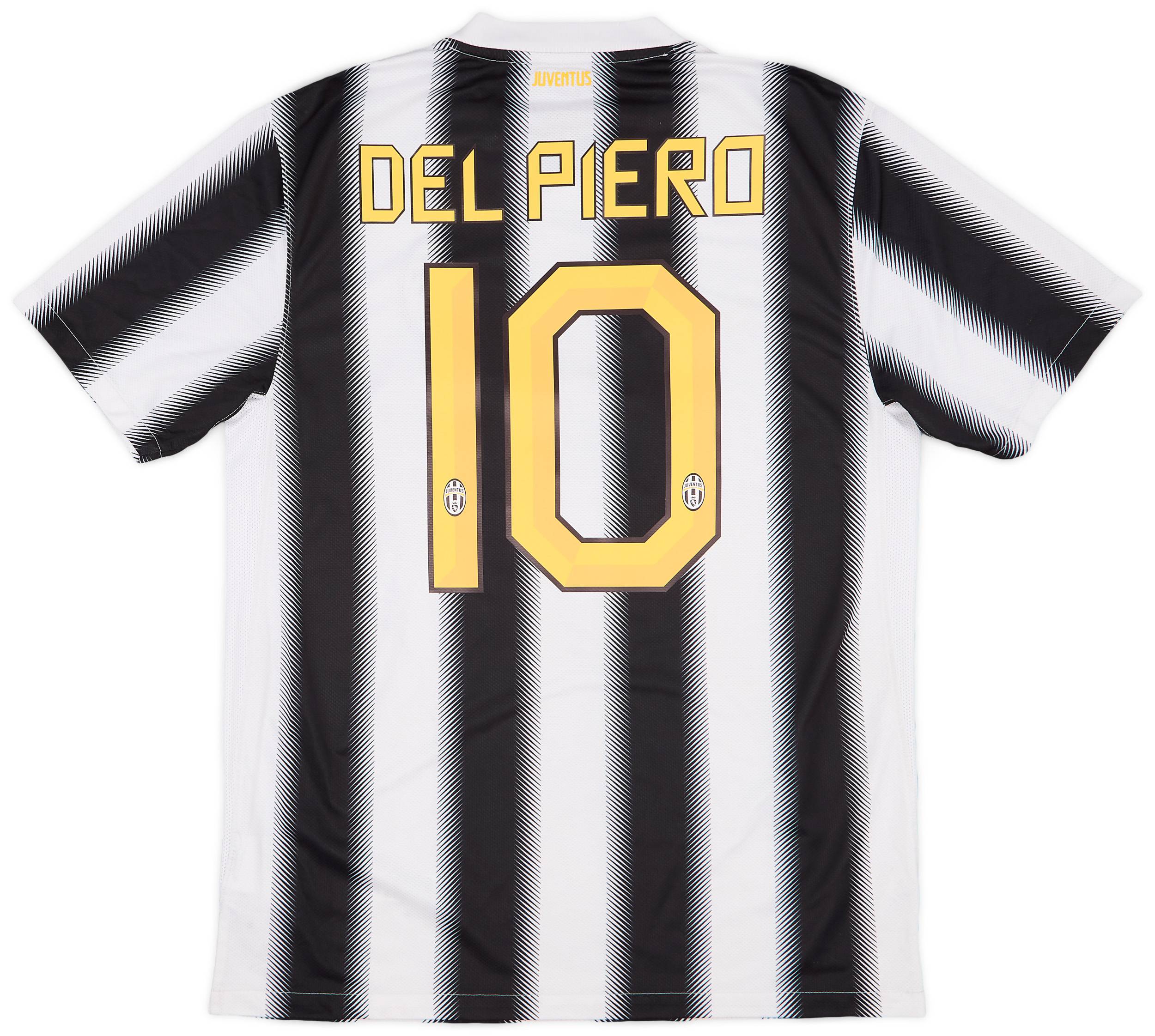 2011-12 Juventus Home Shirt Del Piero #10 - 6/10 - (M)