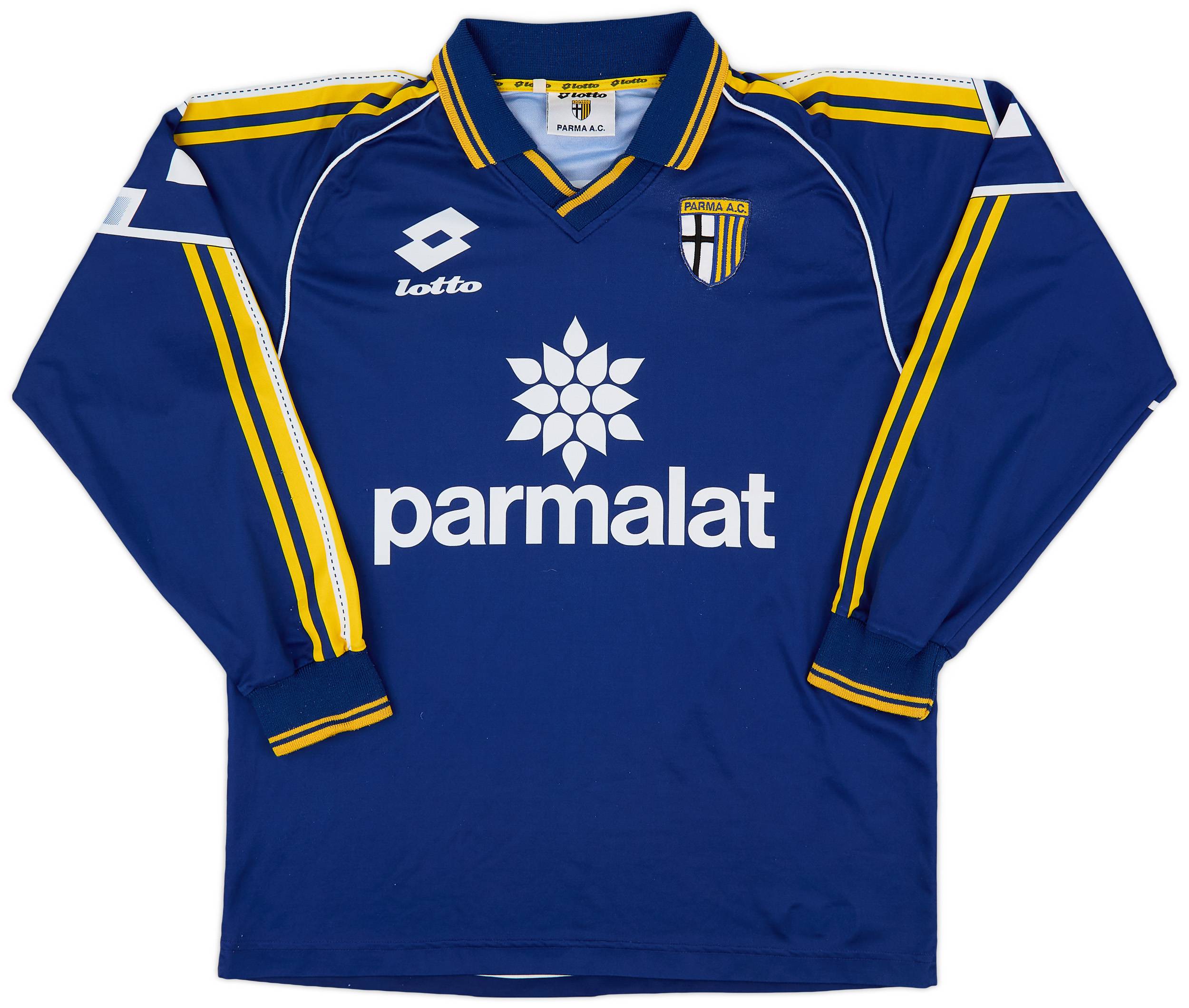 1998-99 Parma Player Issue Lotto Training L/S Shirt #104 - 8/10 - (XL)