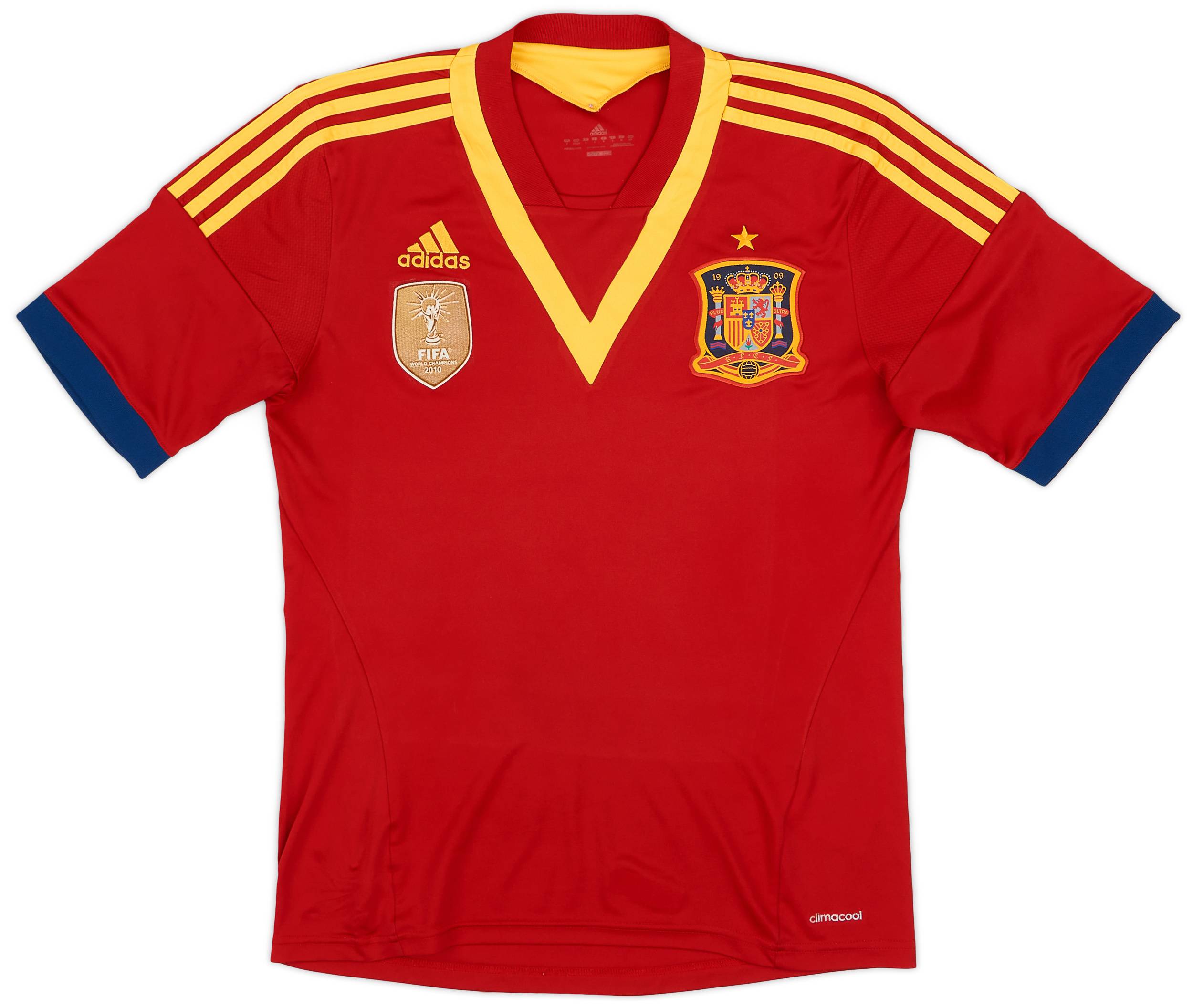 2013 Spain Confederation Cup Home Shirt - 6/10 - (S)
