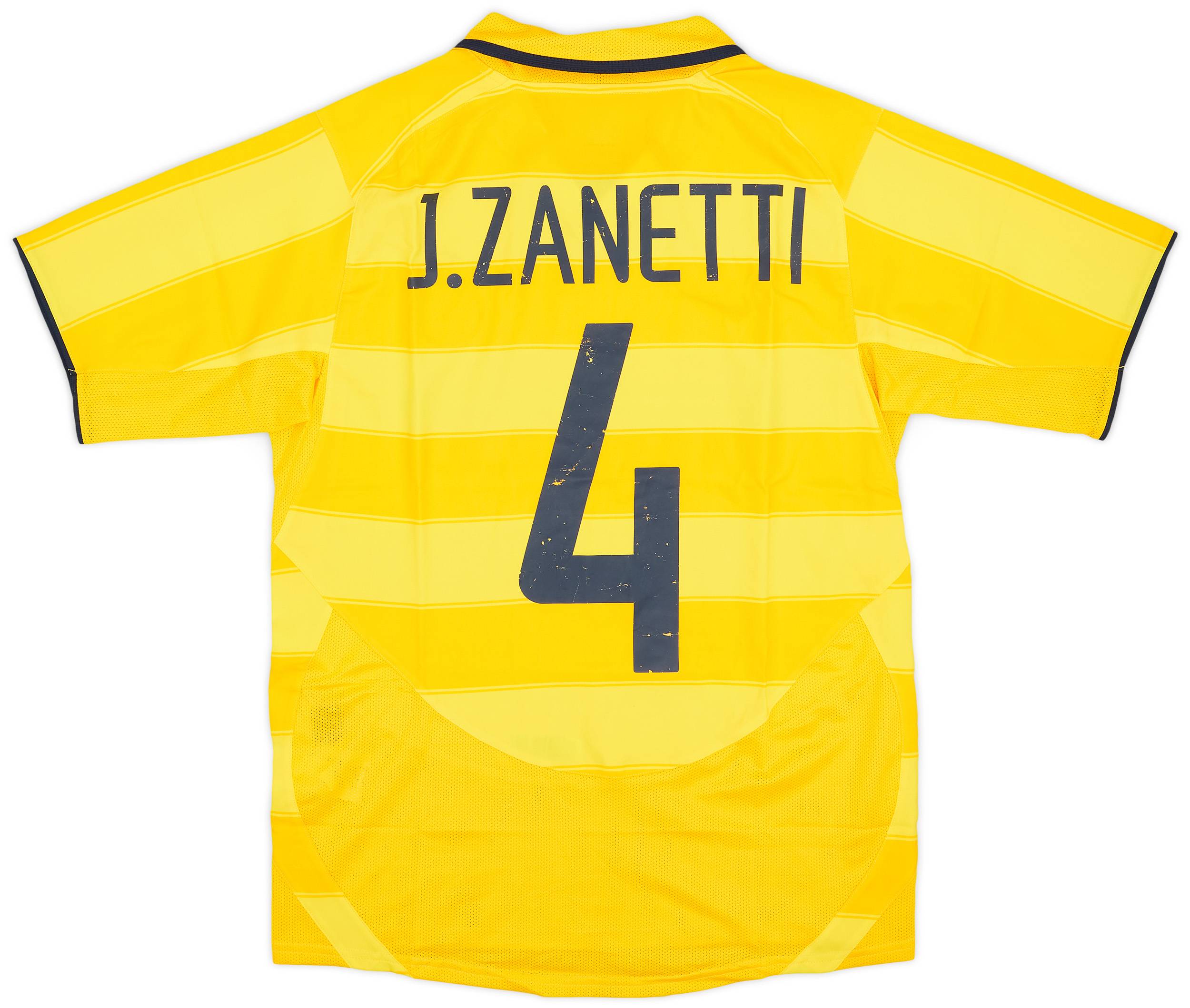 2003-04 Inter Milan Away Shirt Zanetti #4 - 6/10 - (S)