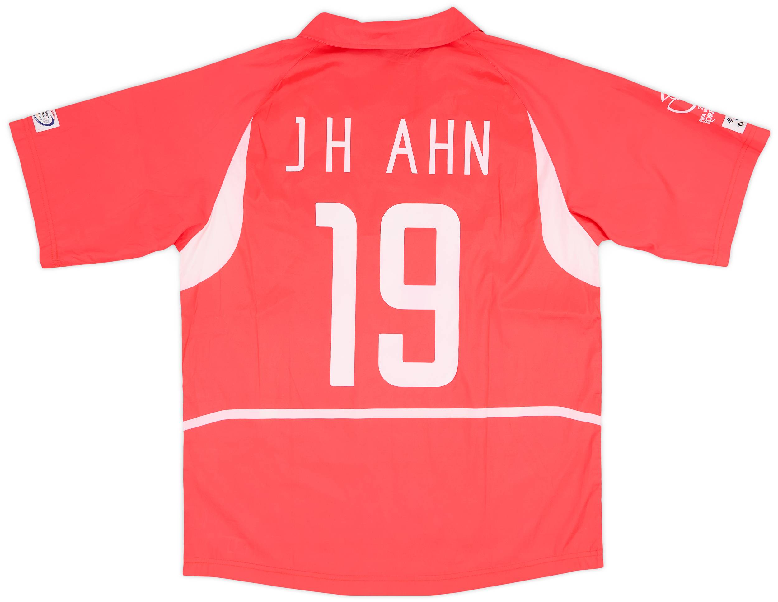 2002-03 South Korea Home Shirt J.H.Ahn #19 - 9/10 - (M)