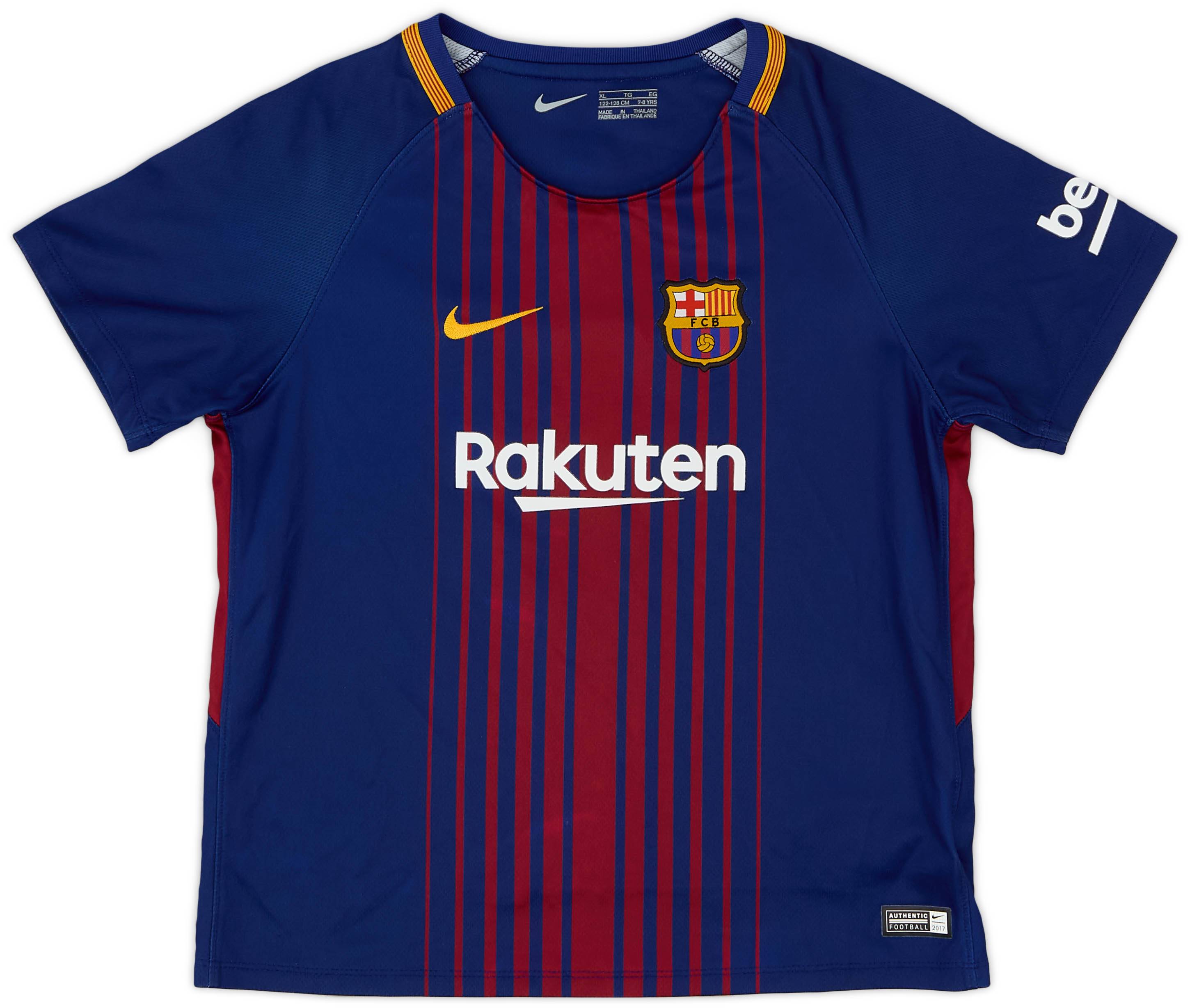 2017-18 Barcelona Home Shirt - 7/10 - (S.Boys)