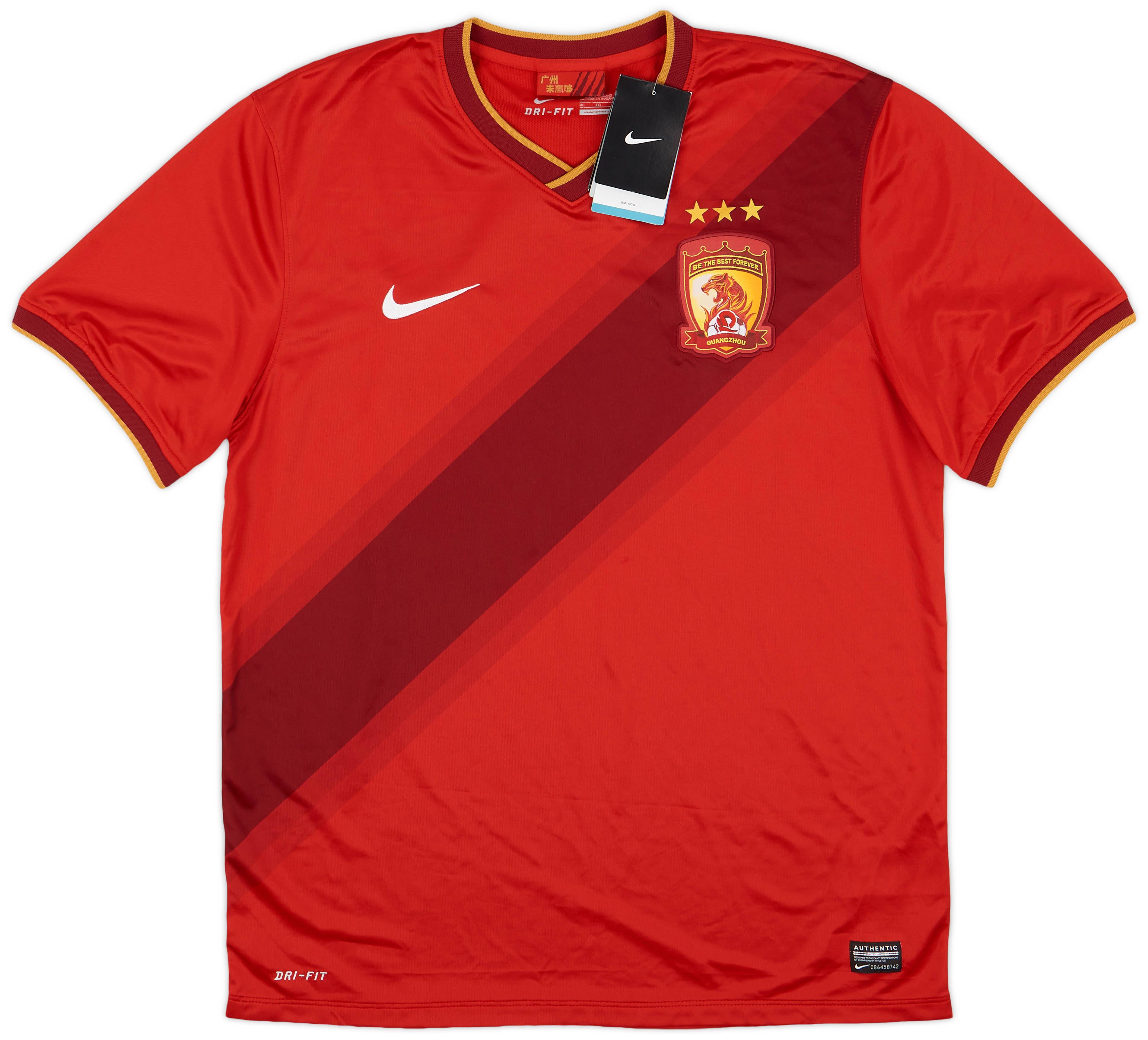 2014 Guangzhou Evergrande Home CSL Shirt (XL)