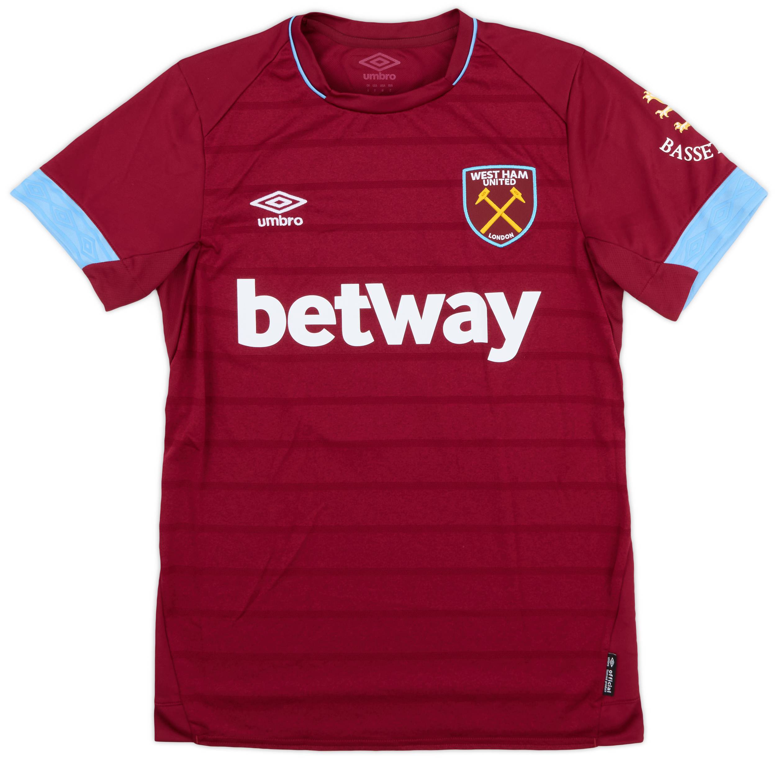 2018-19 West Ham Match Issue Home Shirt #15 (Fredericks)