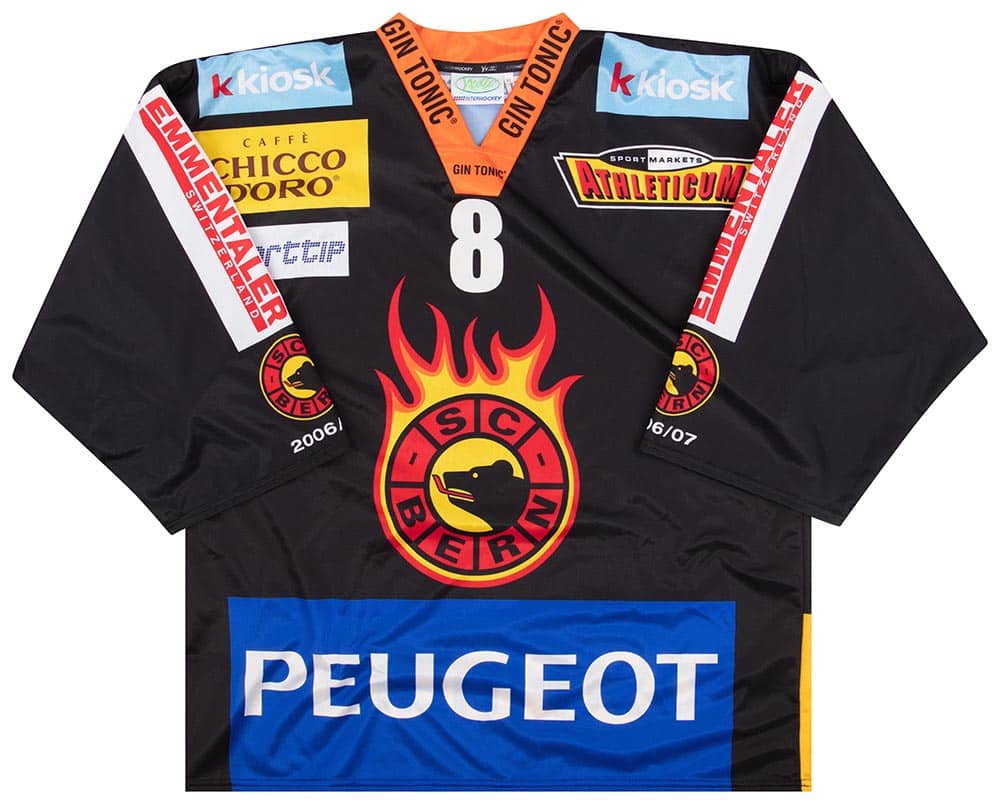 2006-07 SC Bern Steinegger #8 Yvette Jersey (Home) XL