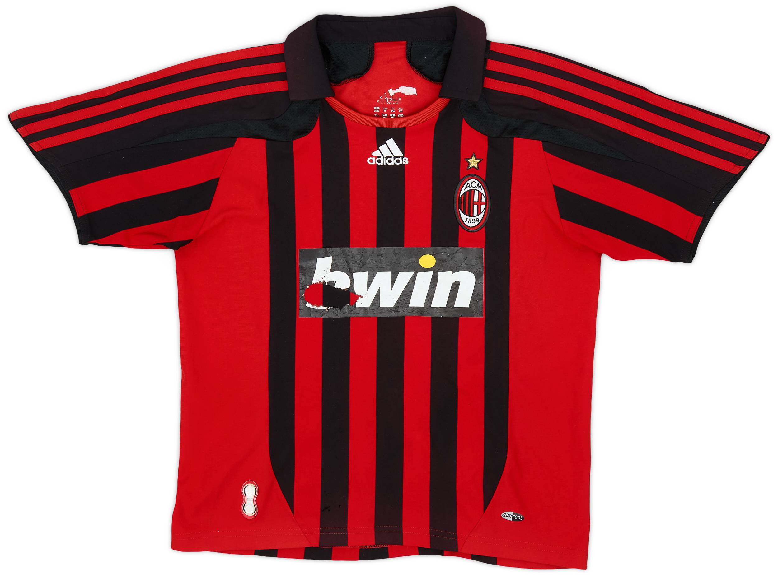 2007-08 AC Milan Home Shirt - 4/10 - (M.Boys)