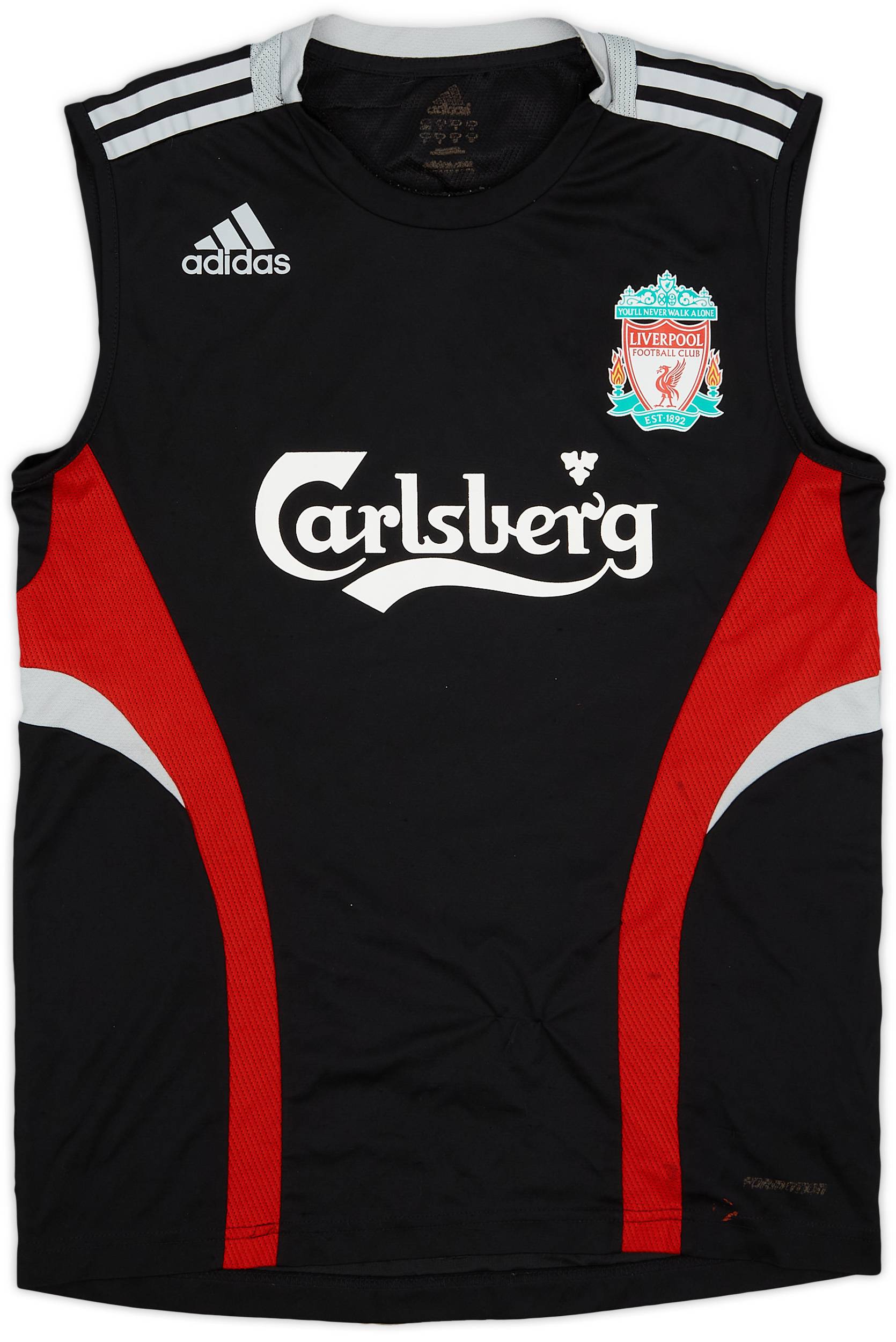 2008-09 Liverpool adidas Training Vest - 7/10 - (S)